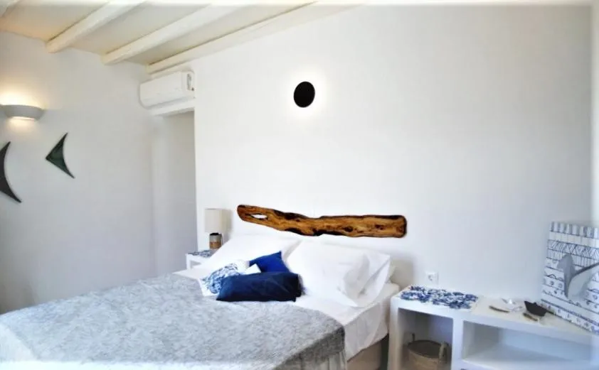 Bedroom, Bed in Krotiri View Paros