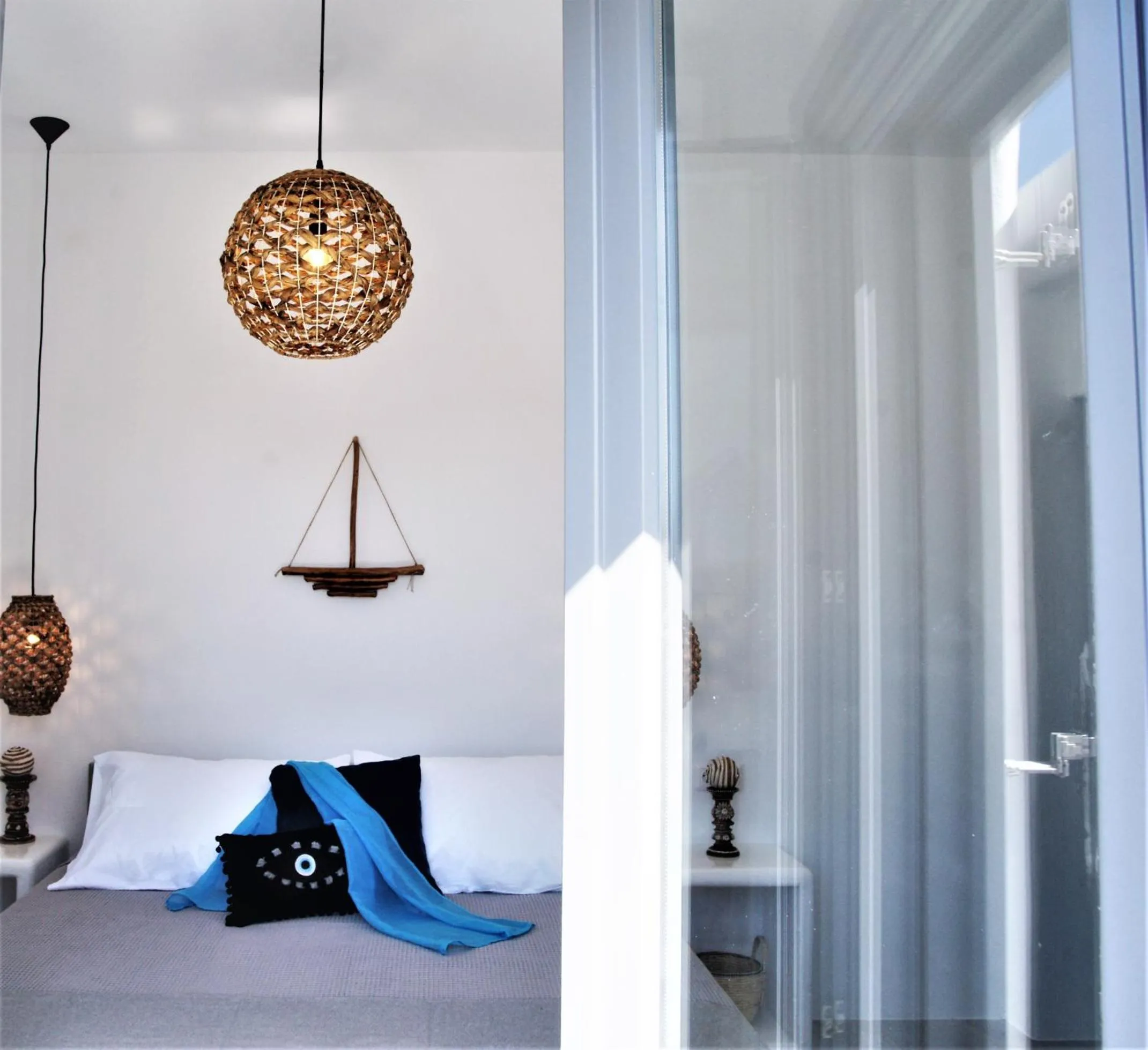 Bed in Krotiri View Paros