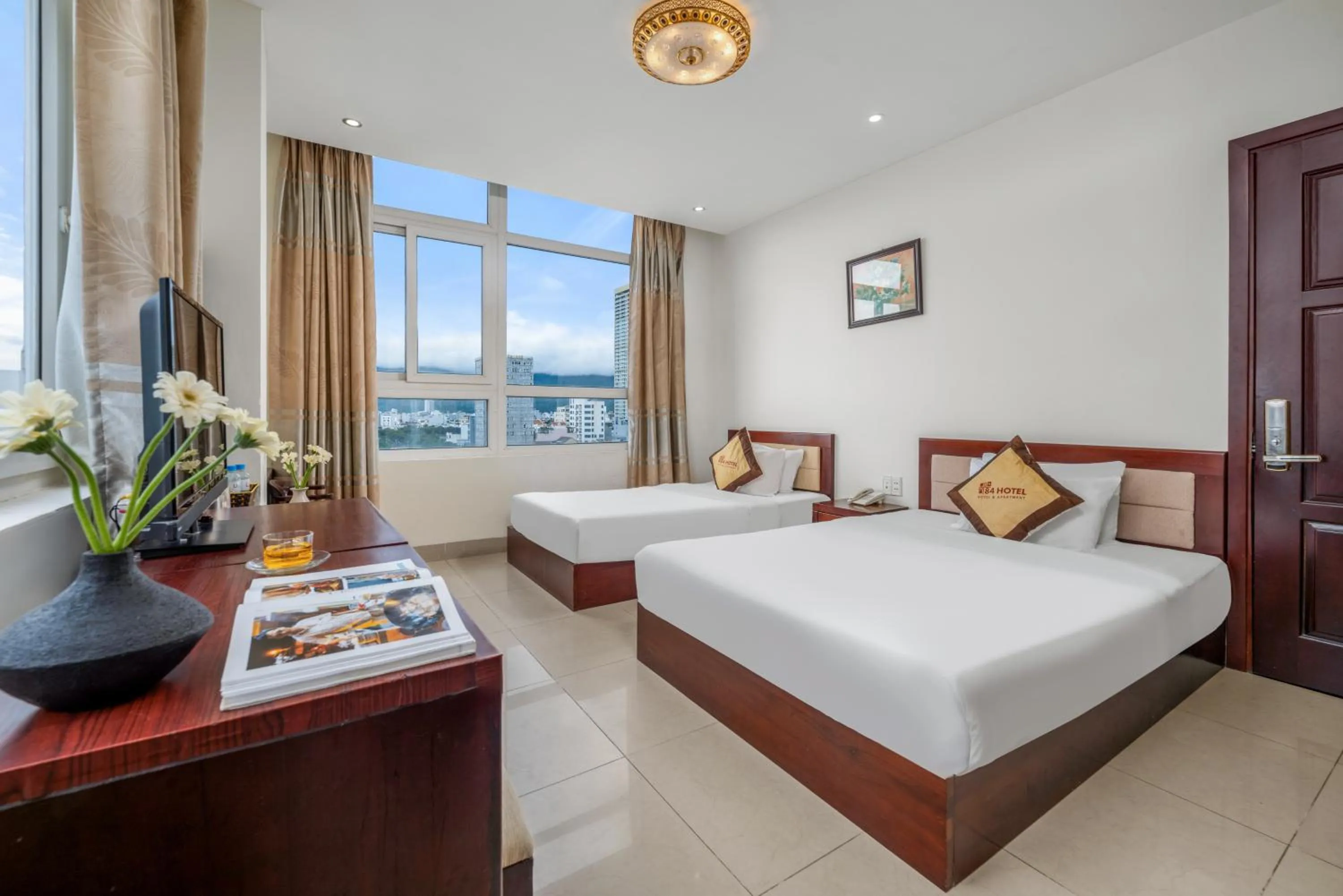 Bed in Sunview Beach Hotel Danang