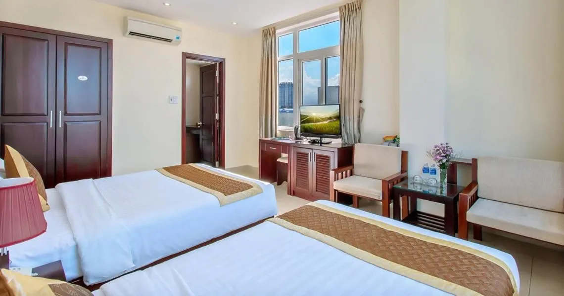 City view, Bed in Sunview Beach Hotel Danang
