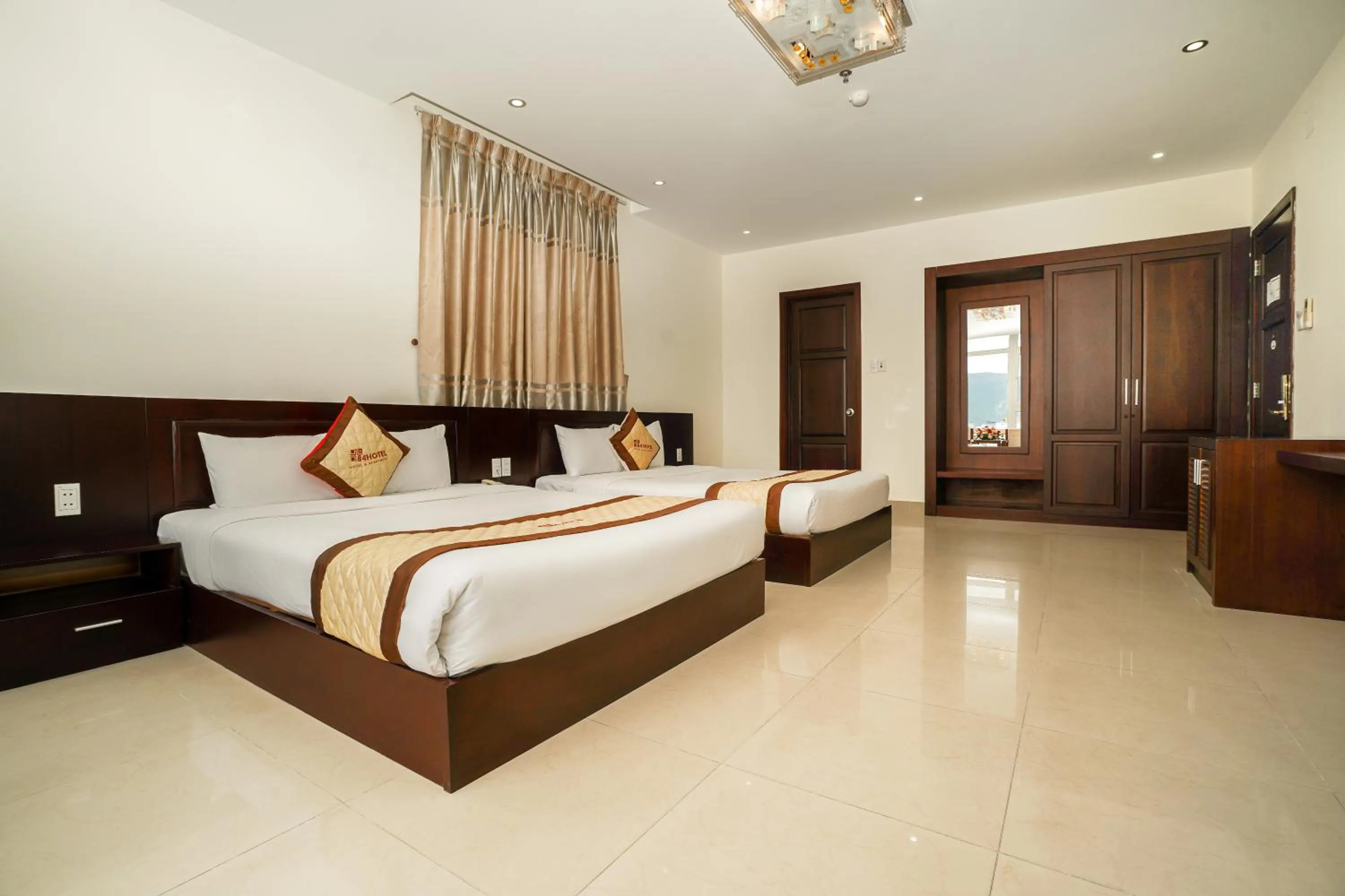 Bed in Sunview Beach Hotel Danang