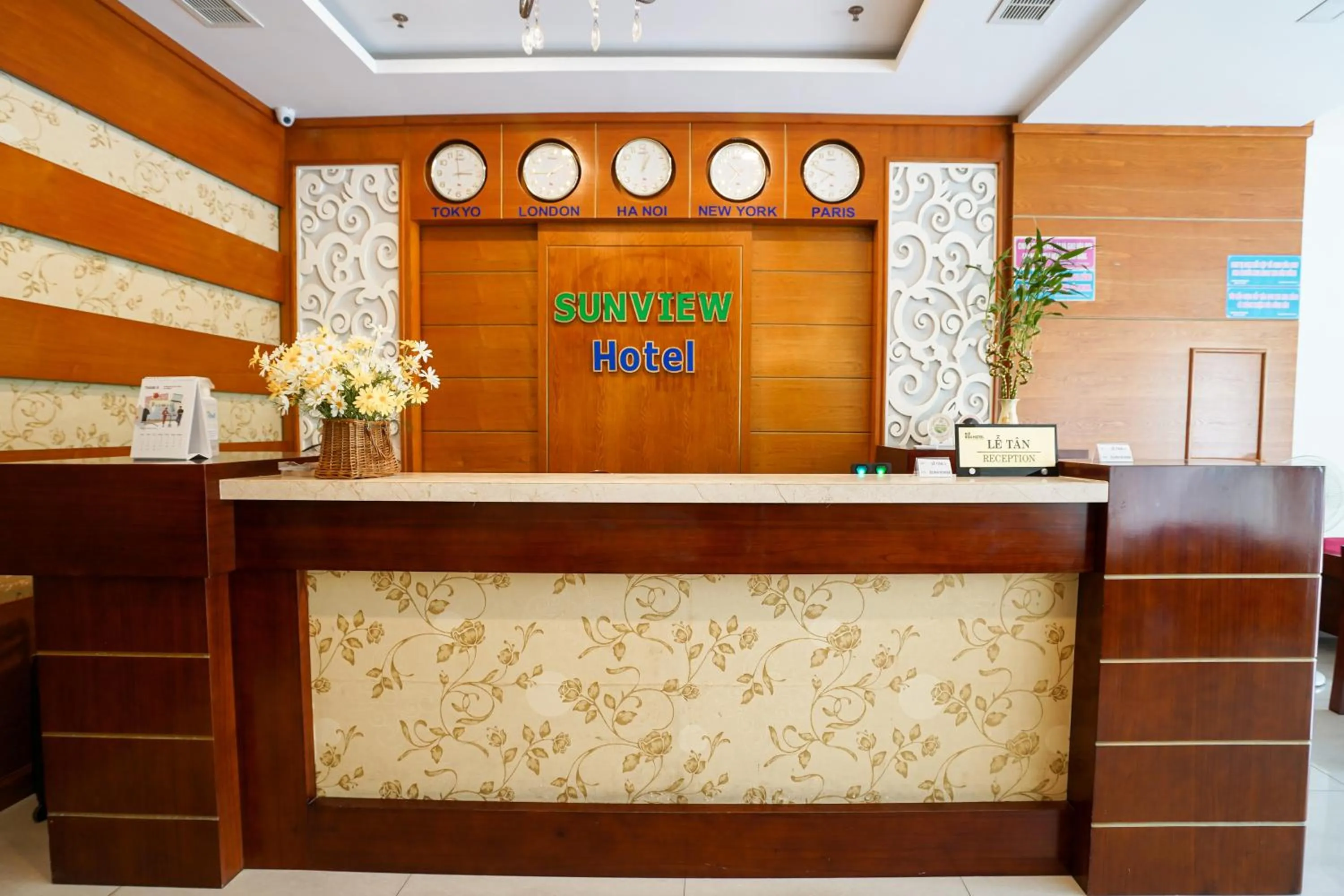 Property logo or sign in Sunview Beach Hotel Danang