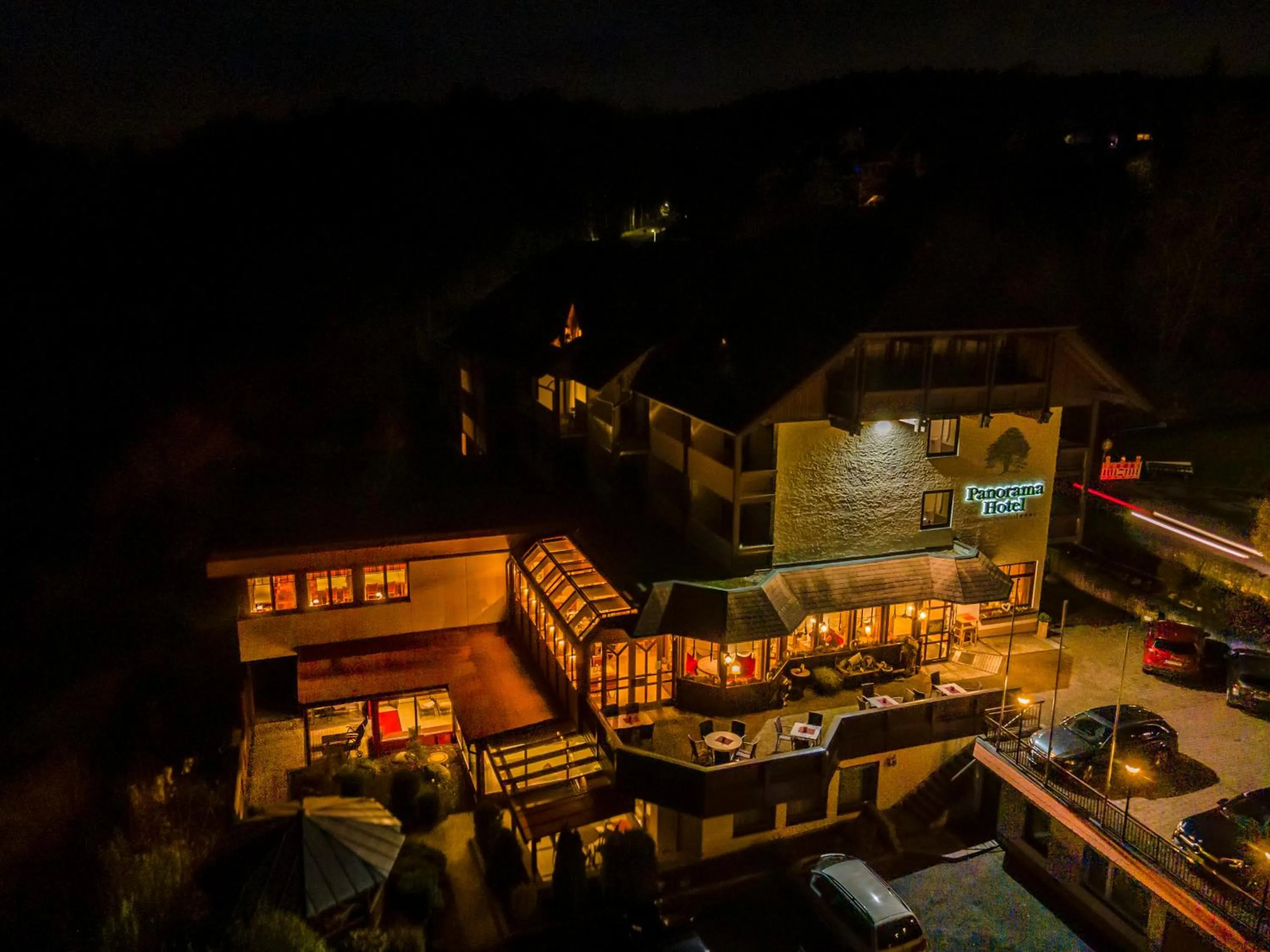 Property building in PANORAMA Hotel Heimbuchenthal