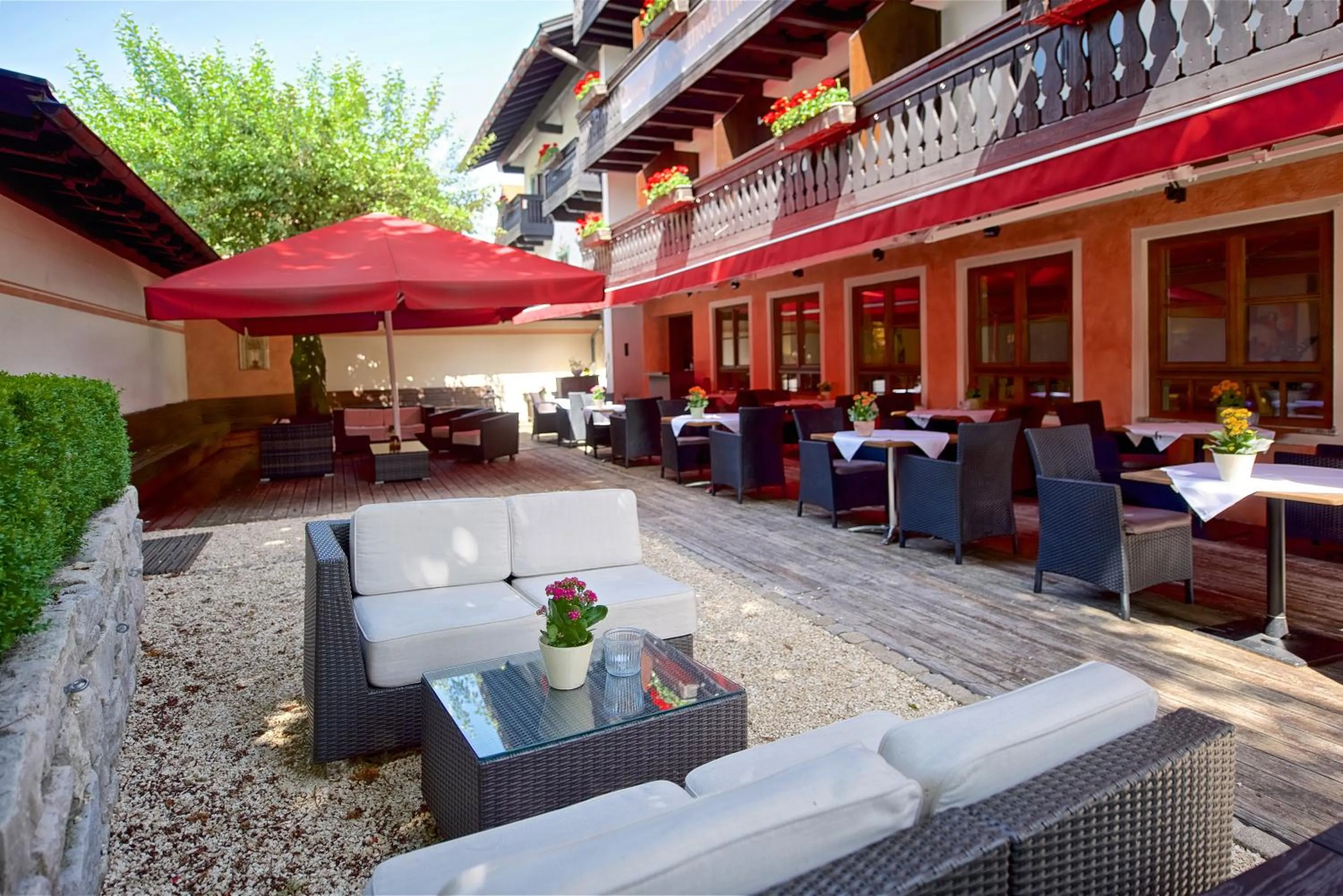 Balcony/Terrace in Hotel Hirsch