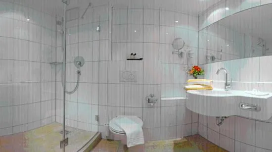 Shower in Hotel Hirsch