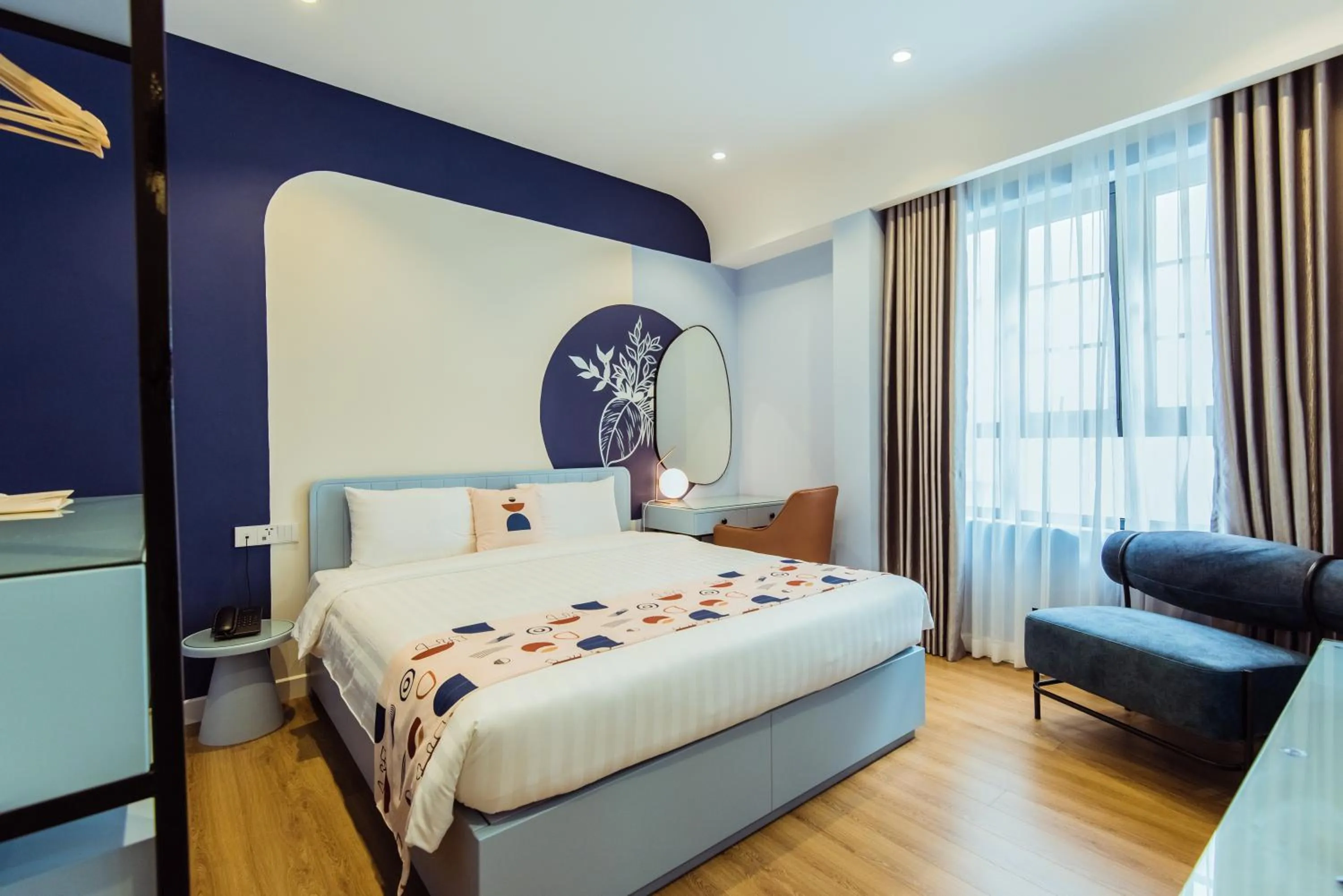 Bed in Palette Collect's Boutique Hotel Ha Long