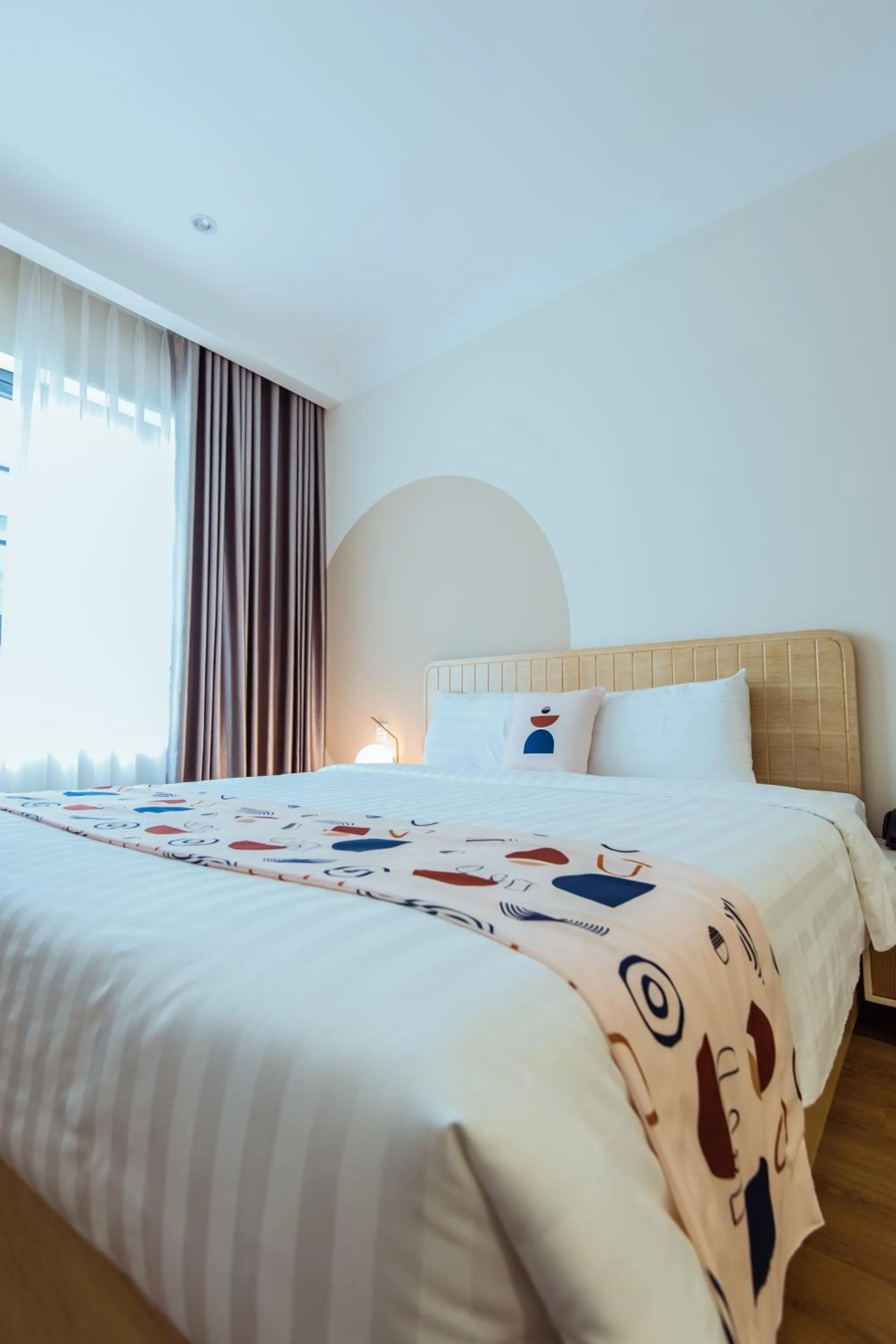 Bed in Palette Collect's Boutique Hotel Ha Long