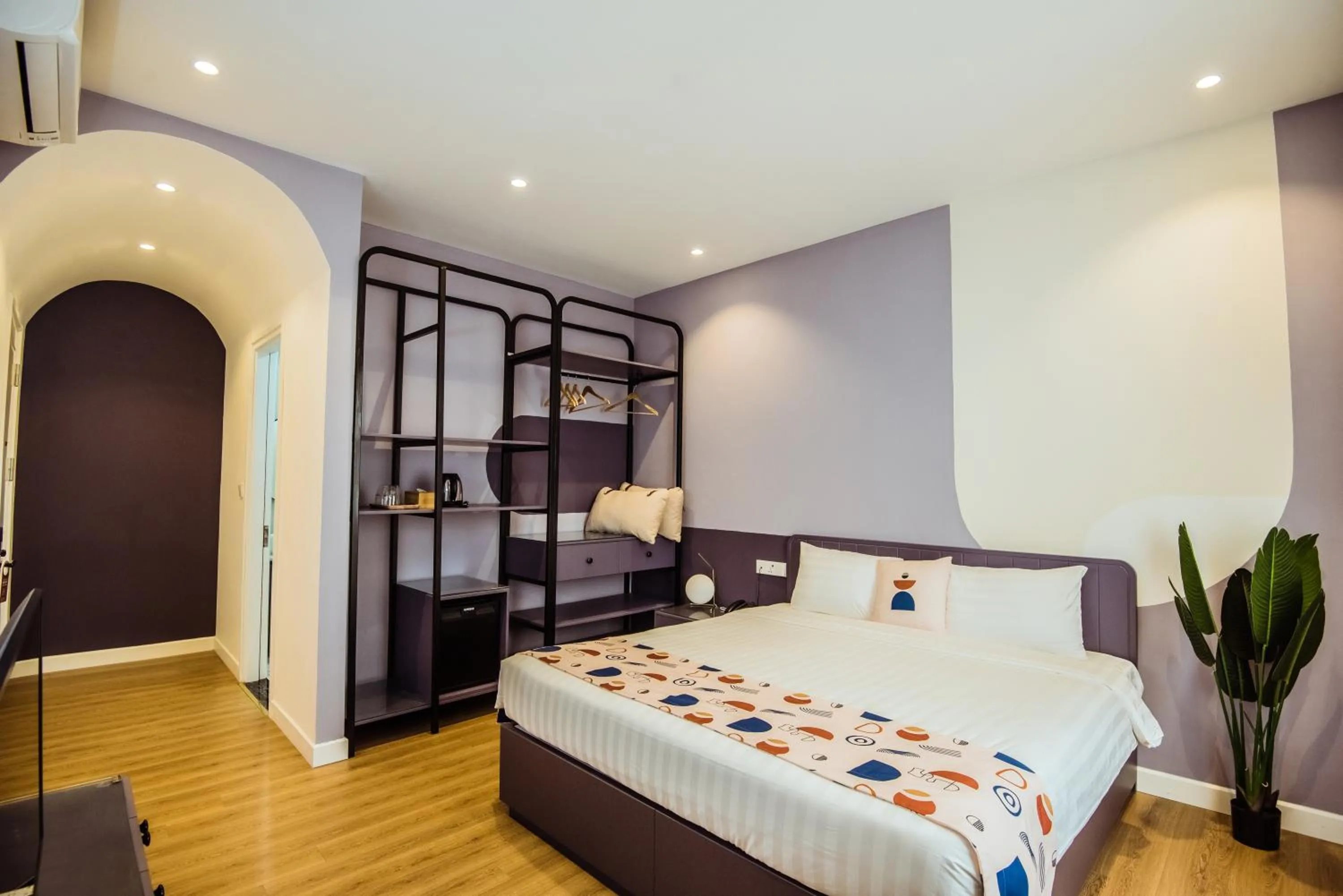 Bed in Palette Collect's Boutique Hotel Ha Long