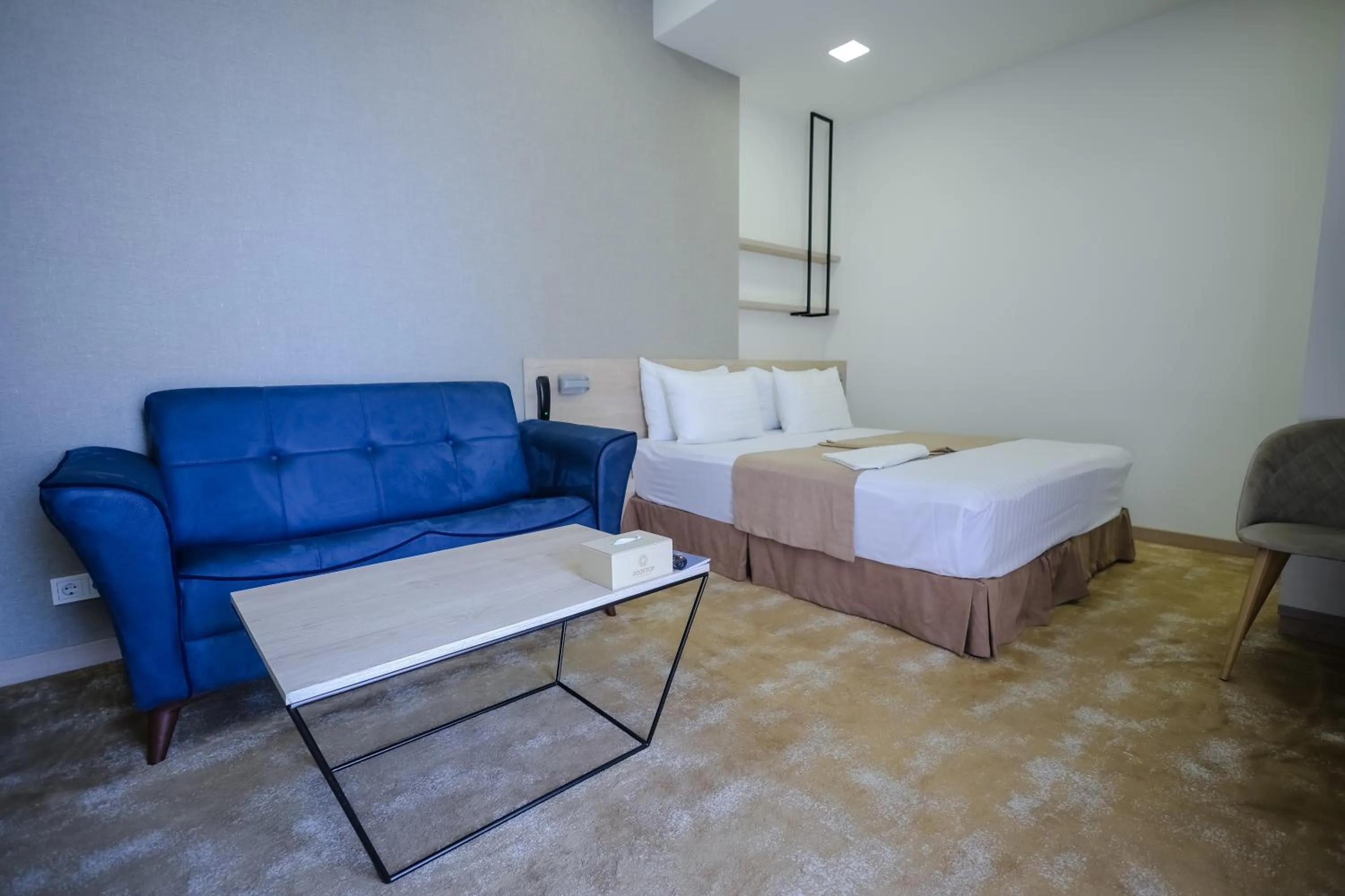 Photo of the whole room, Bed in Rooftop Apart-Hotel