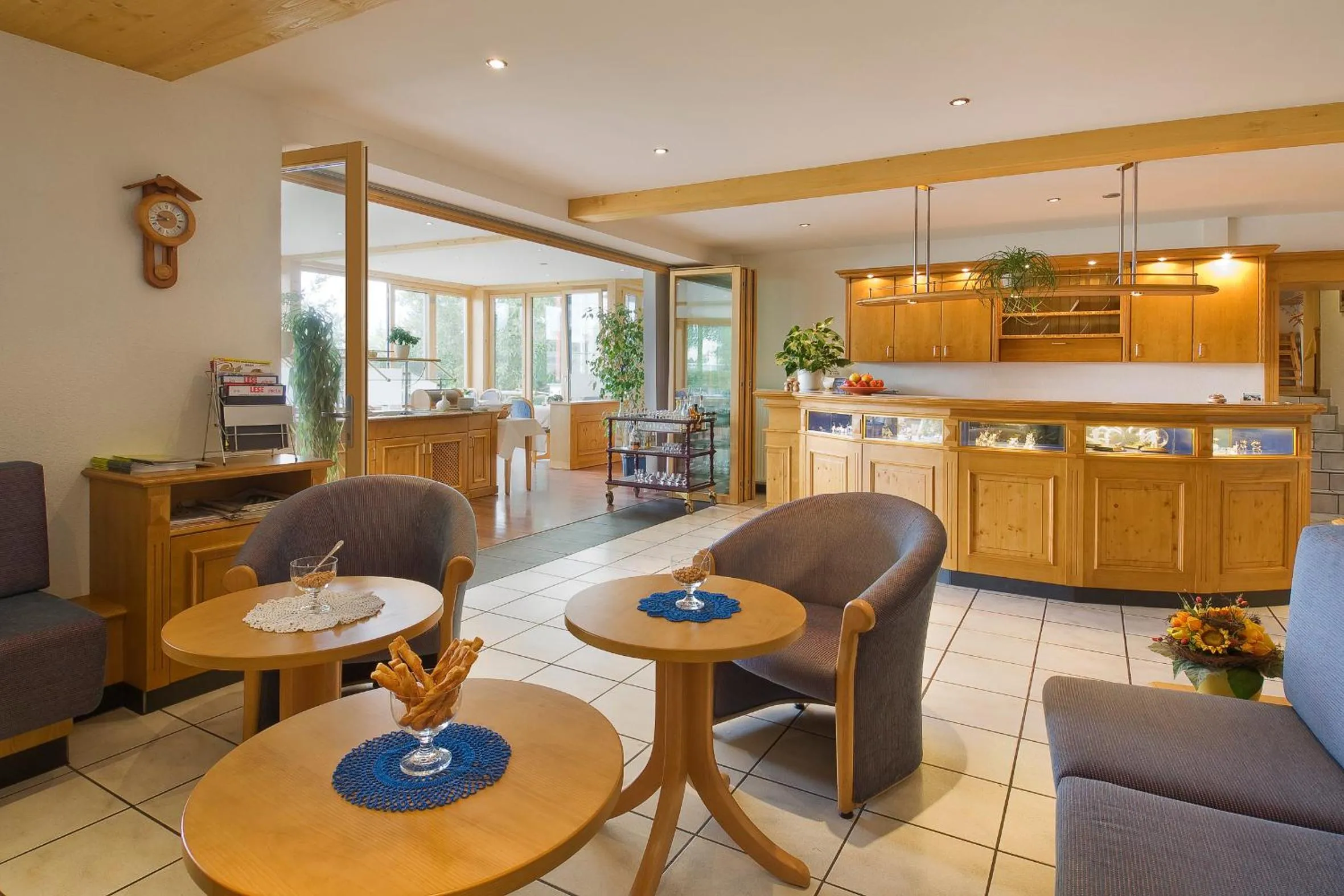 Lobby or reception in Landgasthaus Hotel Maien