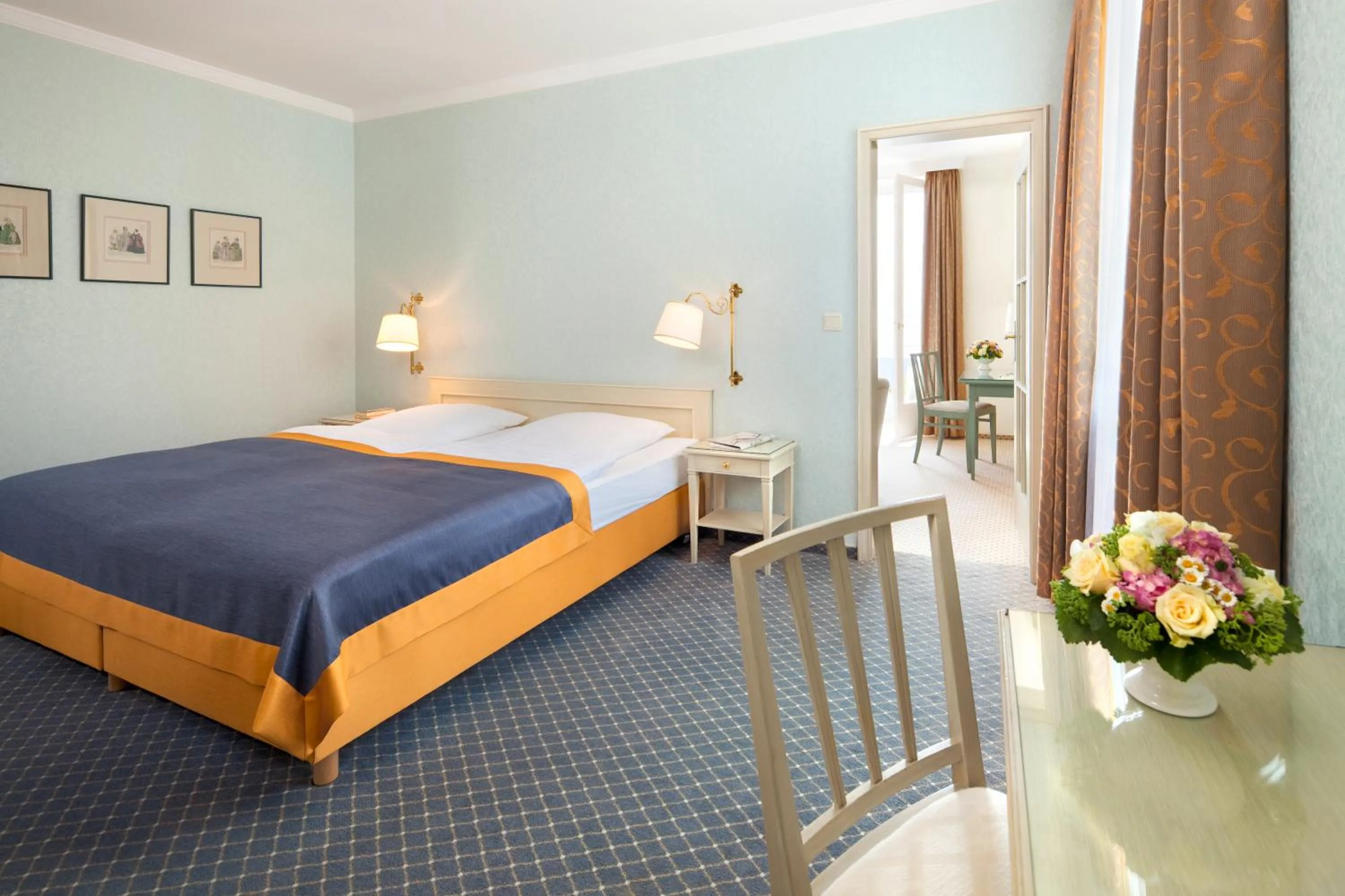 Bed in Hotel Bad Schachen