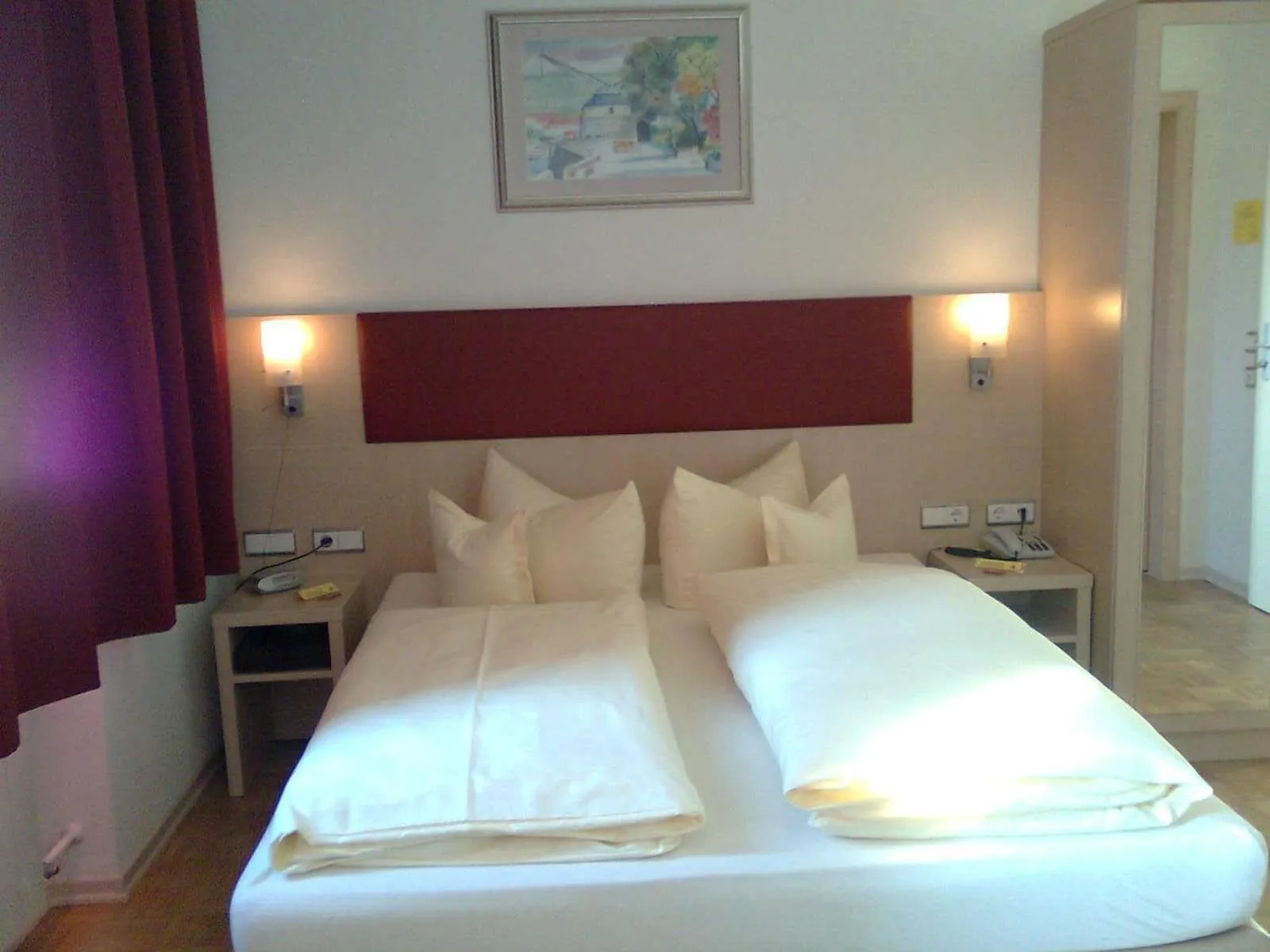 Bed in Hotel Alter Kranen