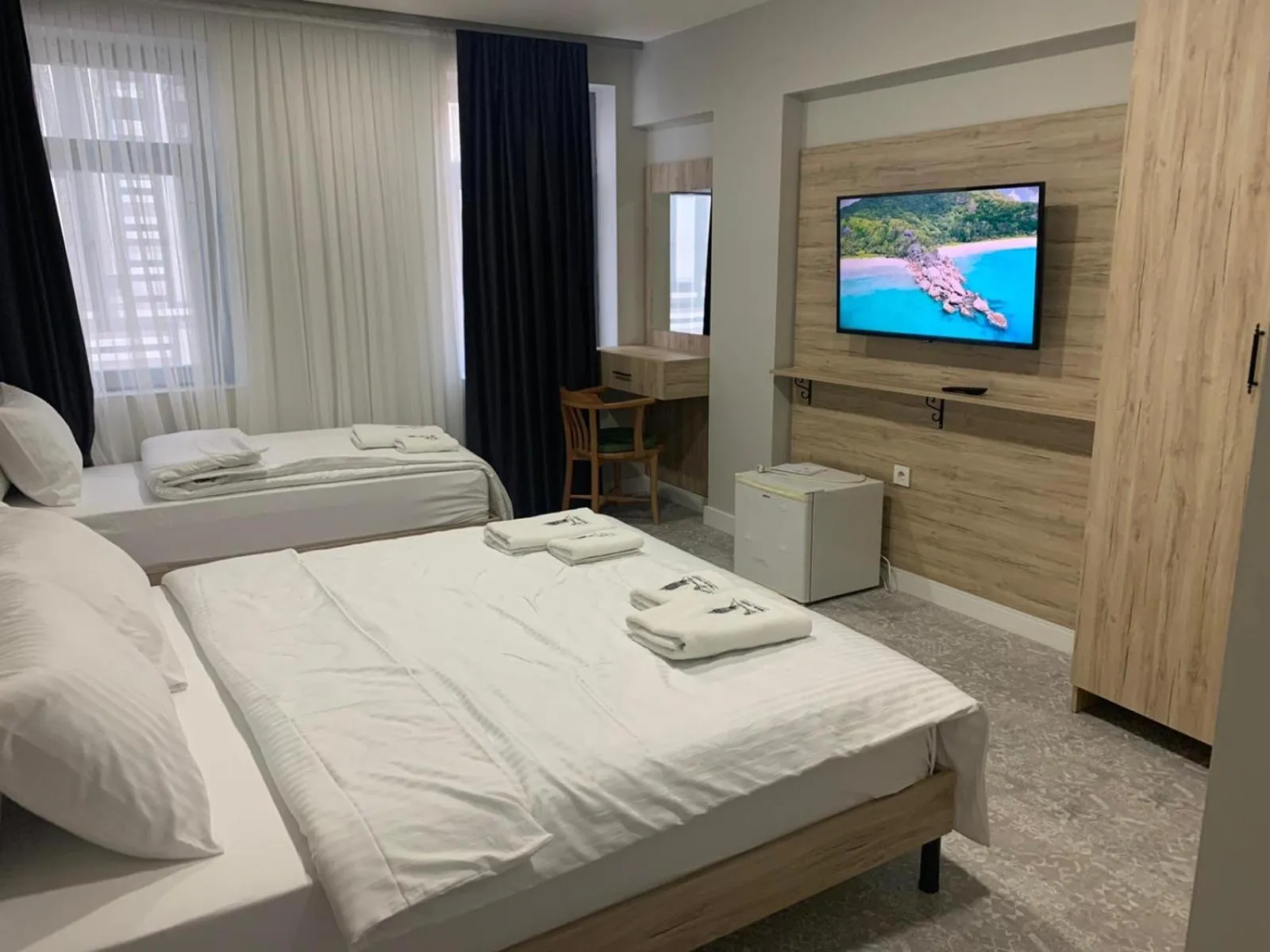 Bed in Taksim Galatist Hotel