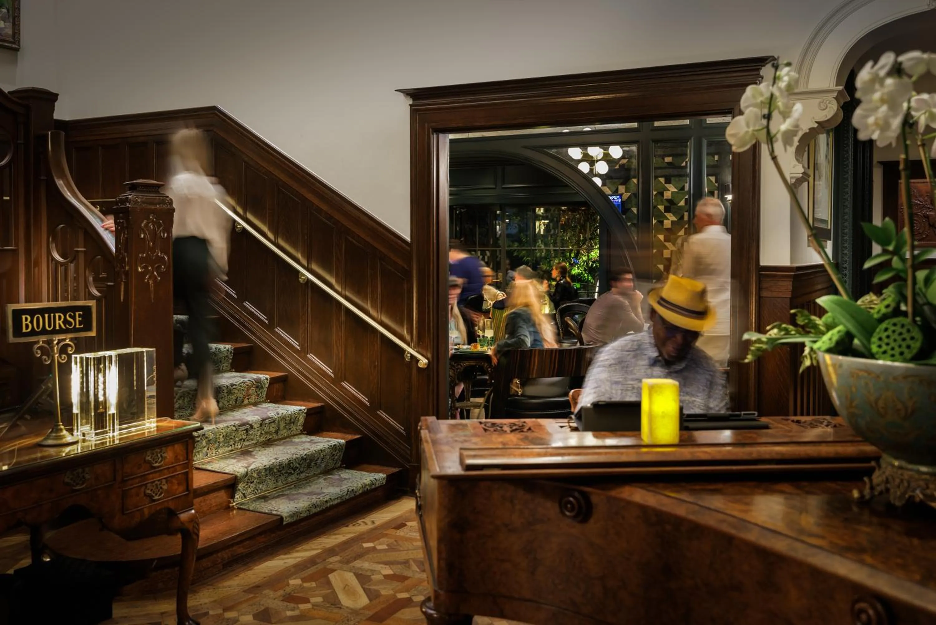 Lobby or reception in La Colombe d'Or Hotel