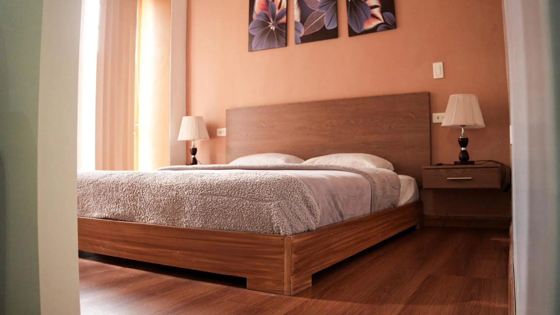 Bed in Hotel San Benito Cuenca