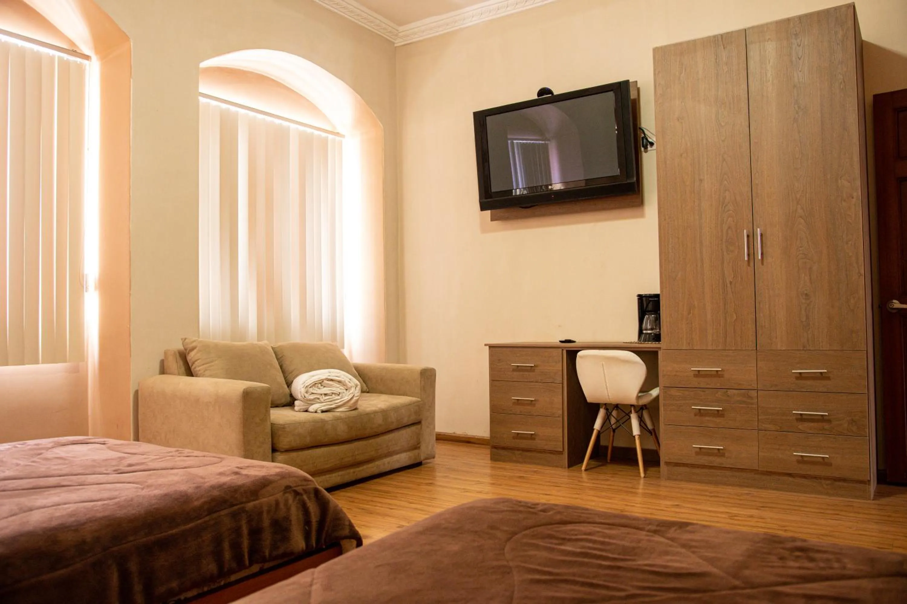 Bed in Hotel San Benito Cuenca