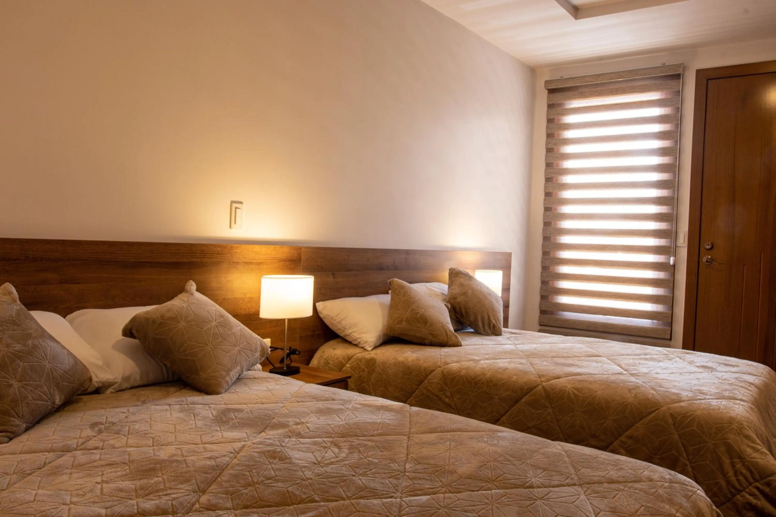 Bed in Hotel San Benito Cuenca