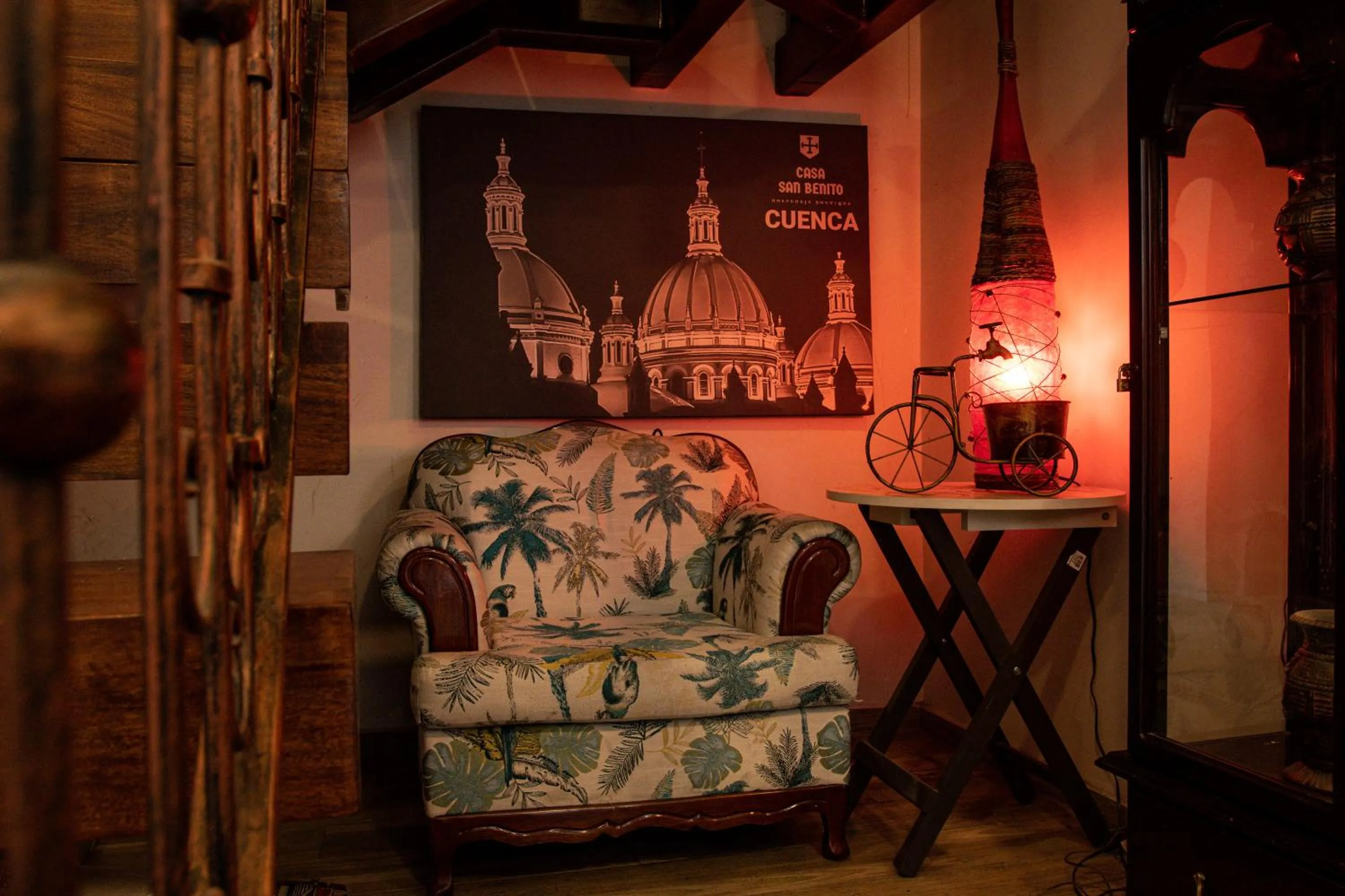 Living room in Hotel San Benito Cuenca