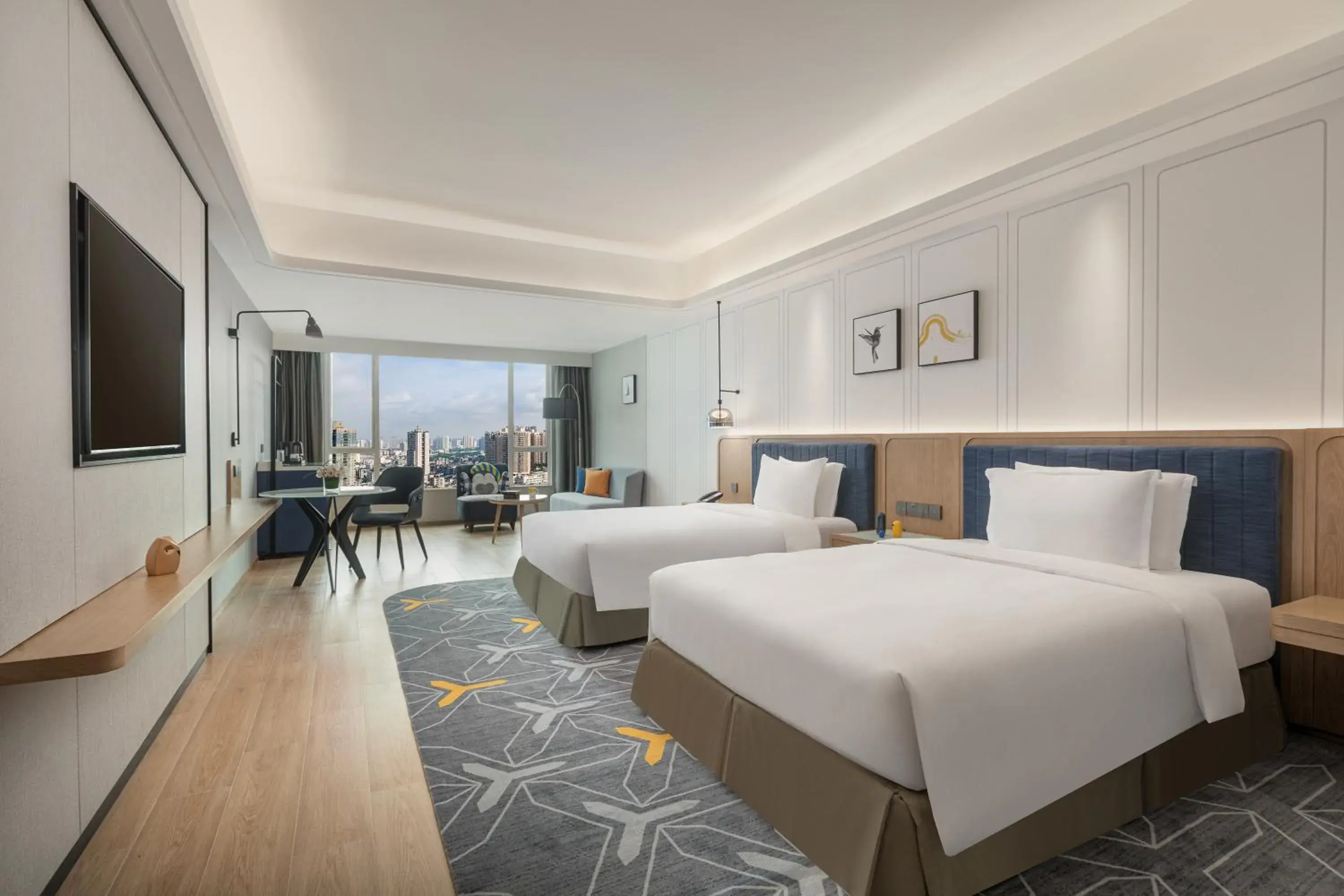 Premium Twin Room in voco Guangzhou Shifu by IHG Premium Twin Room in voco Guangzhou Shifu by IHG