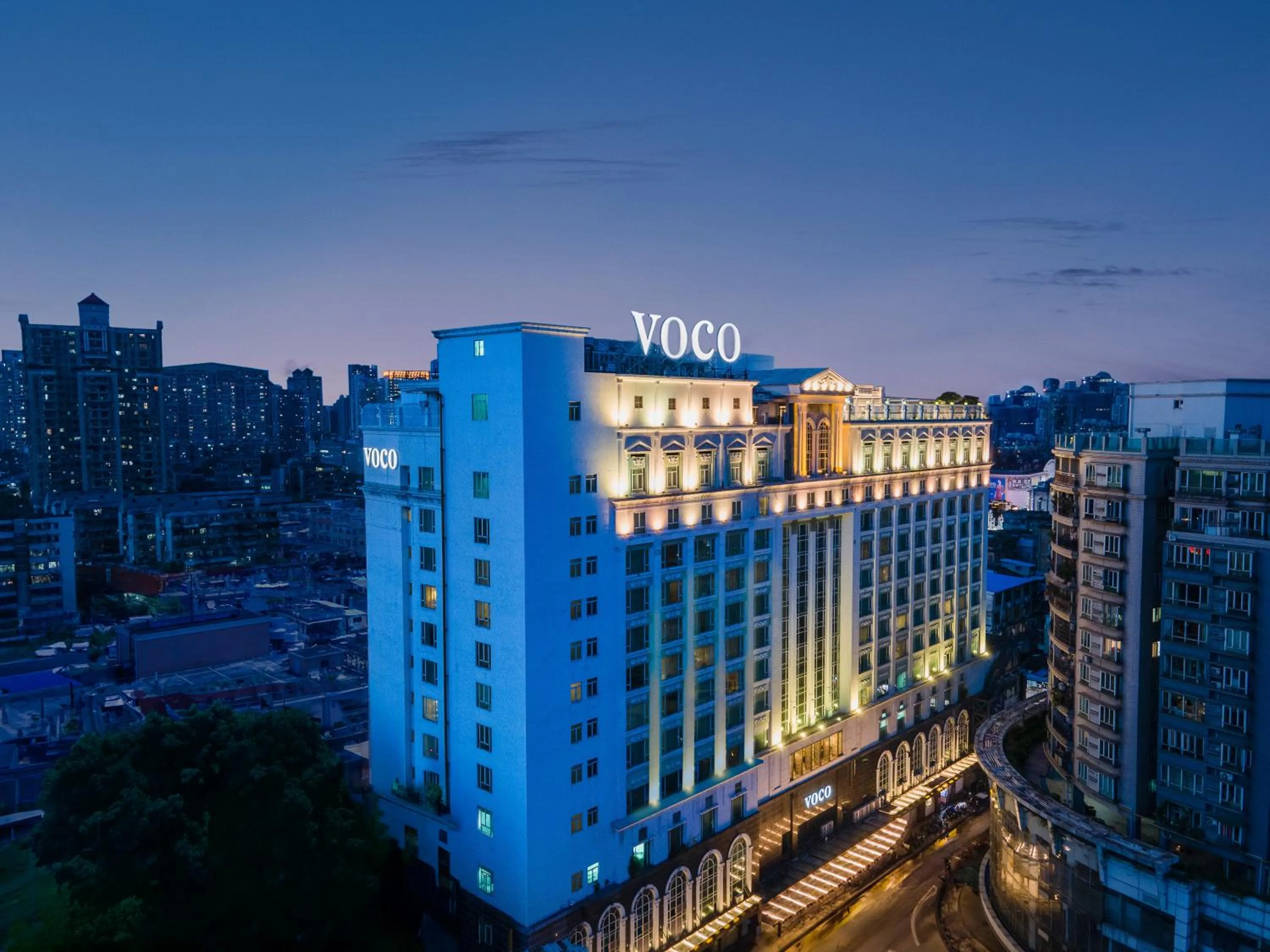 Property building in voco Guangzhou Shifu by IHG
