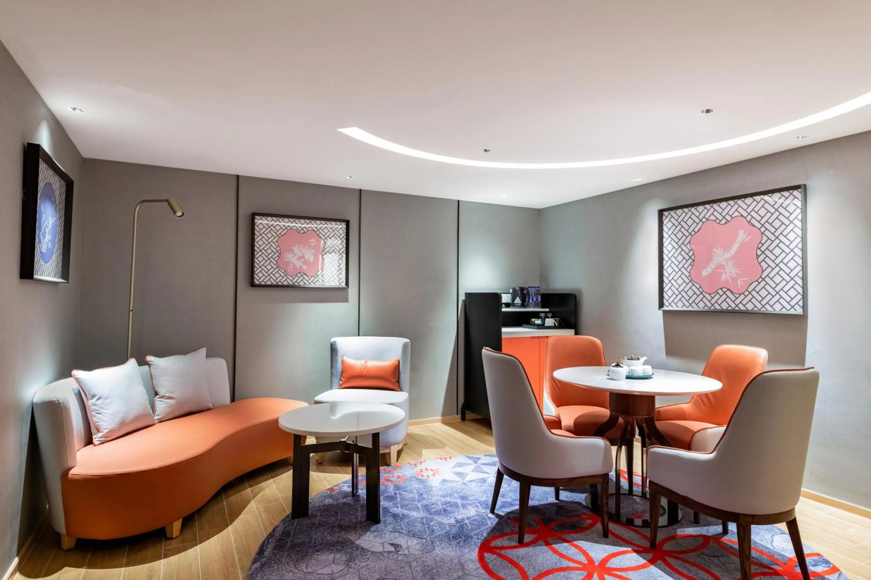 Living room in voco Guangzhou Shifu by IHG