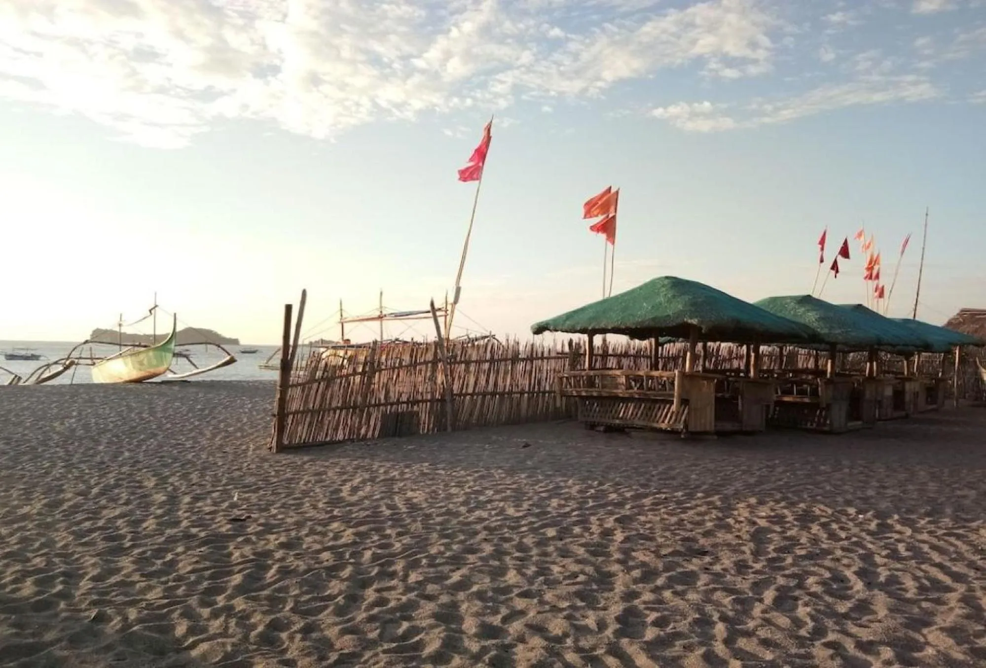 Beach in RedDoorz Hostel at Megans Paradisio Beach Resort