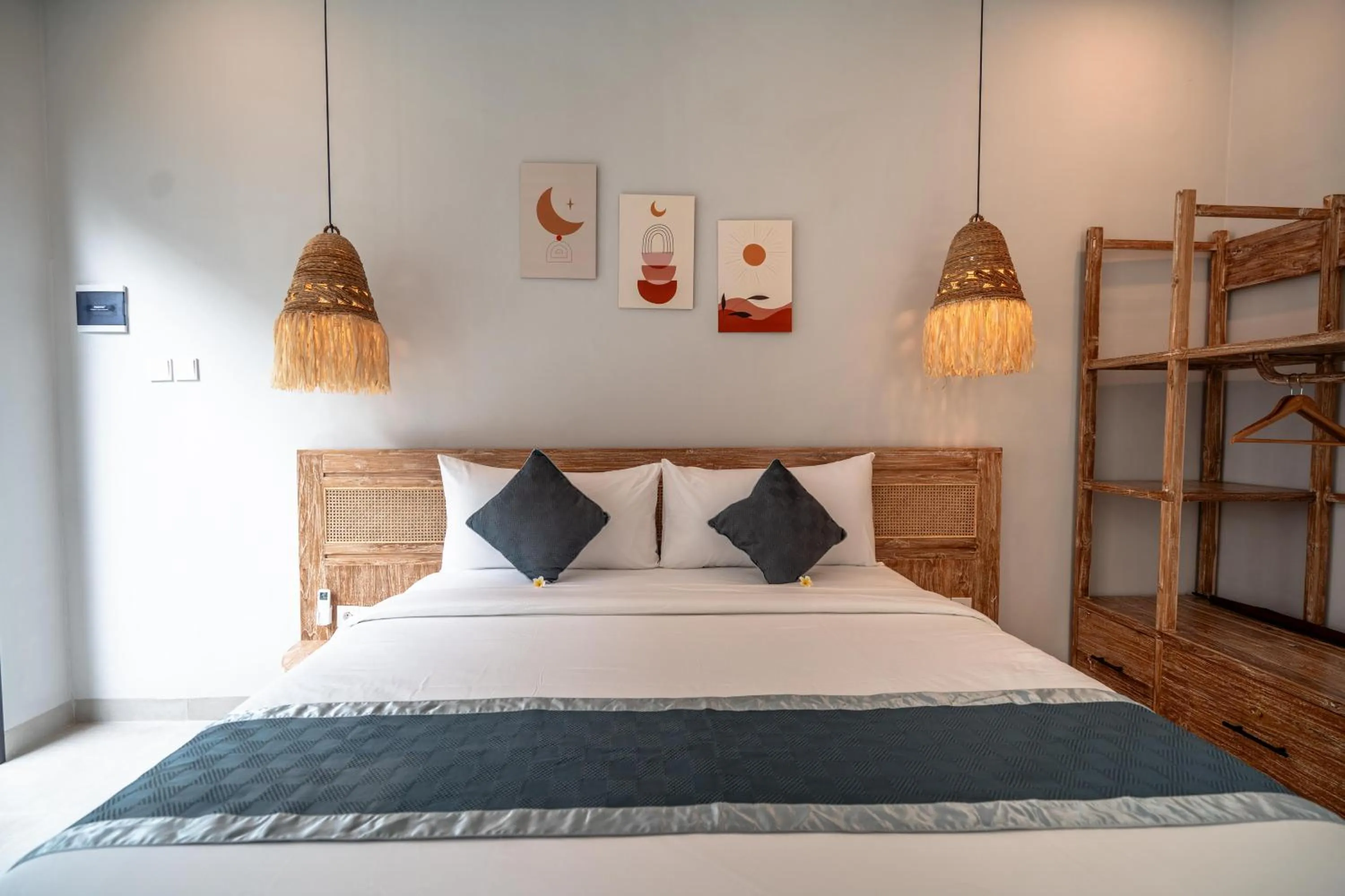 Bed in The Eight Villa & Rooms Bali - Seminyak