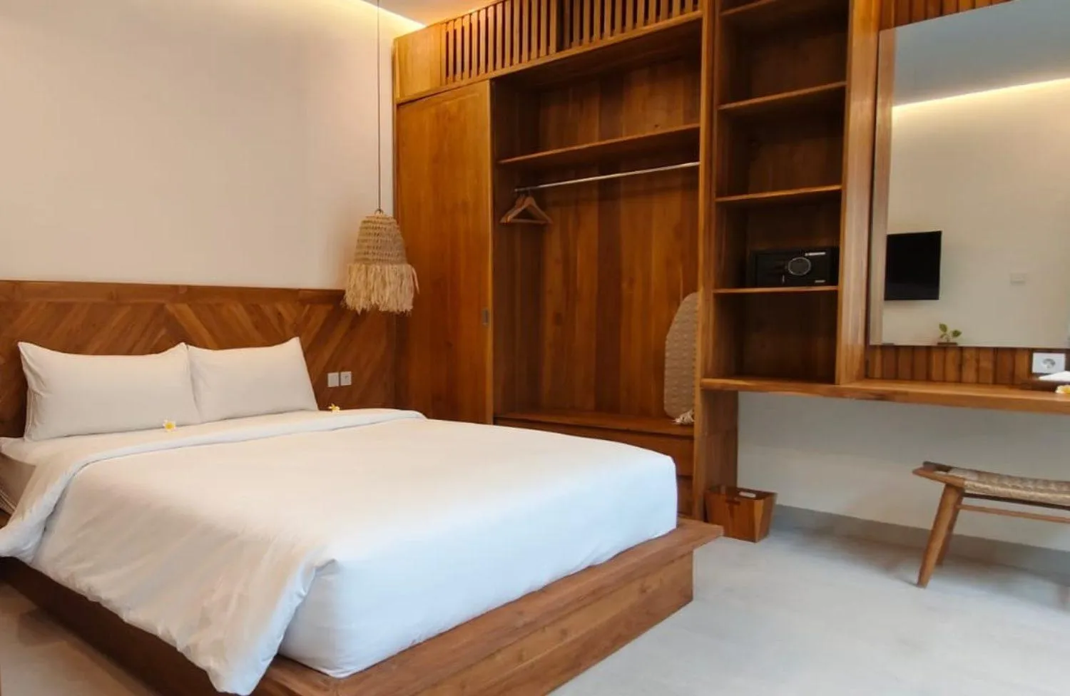 Bed in The Eight Villa & Rooms Bali - Seminyak