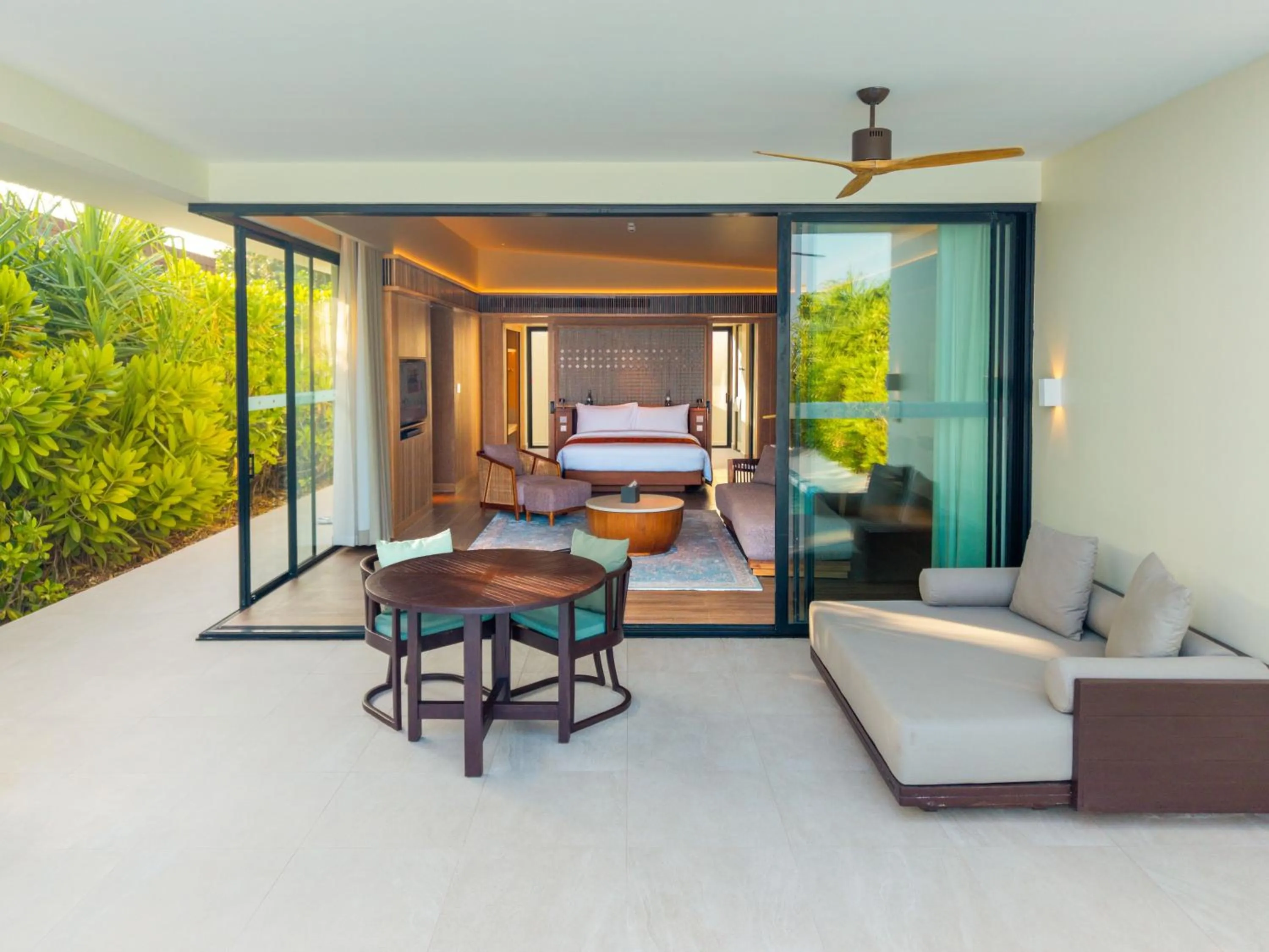 Patio in Kuda Villingili Maldives, Free Return Transfers 03 nights & above