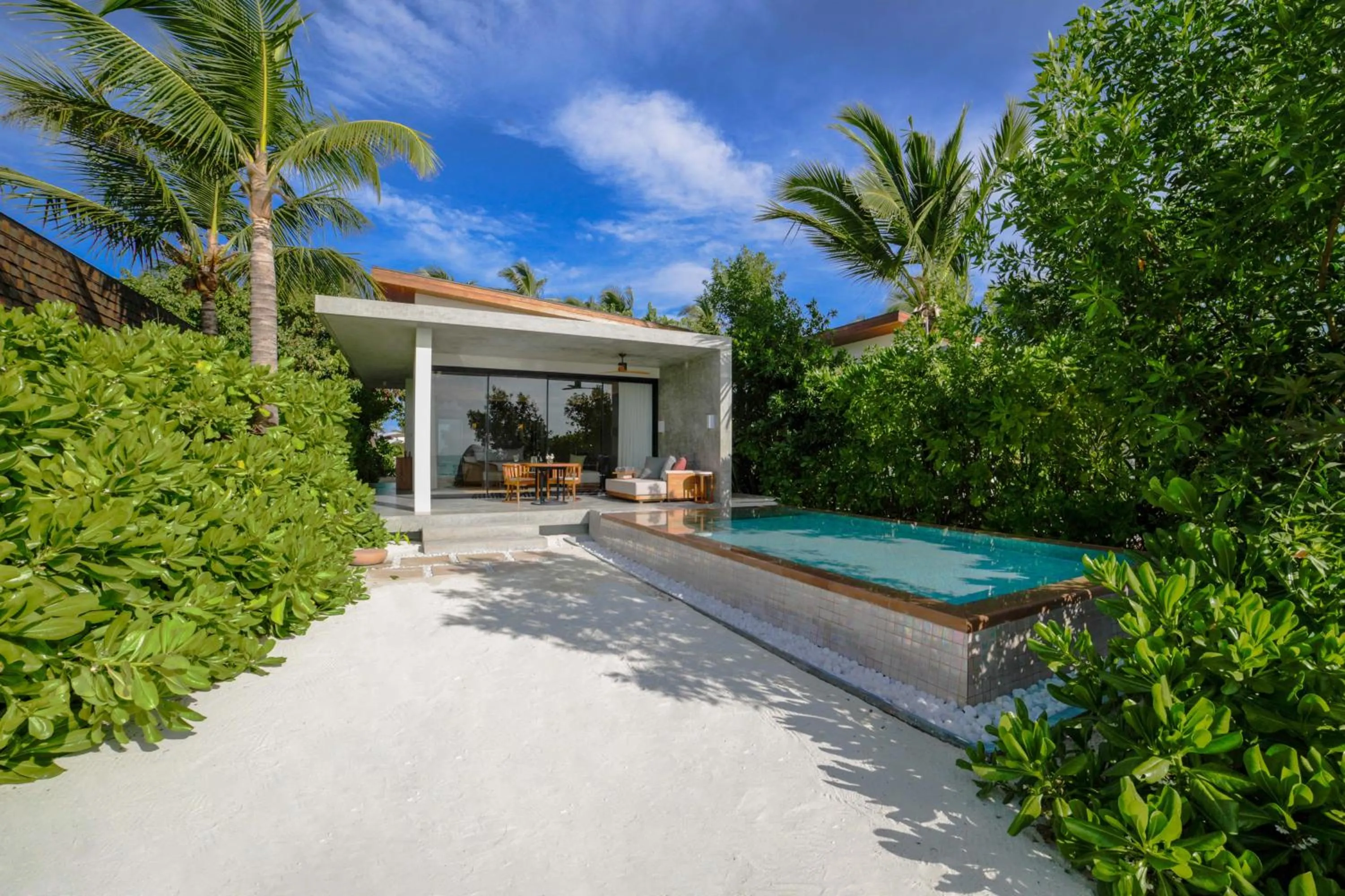 Pool view in Kuda Villingili Maldives, Free Return Transfers 03 nights & above