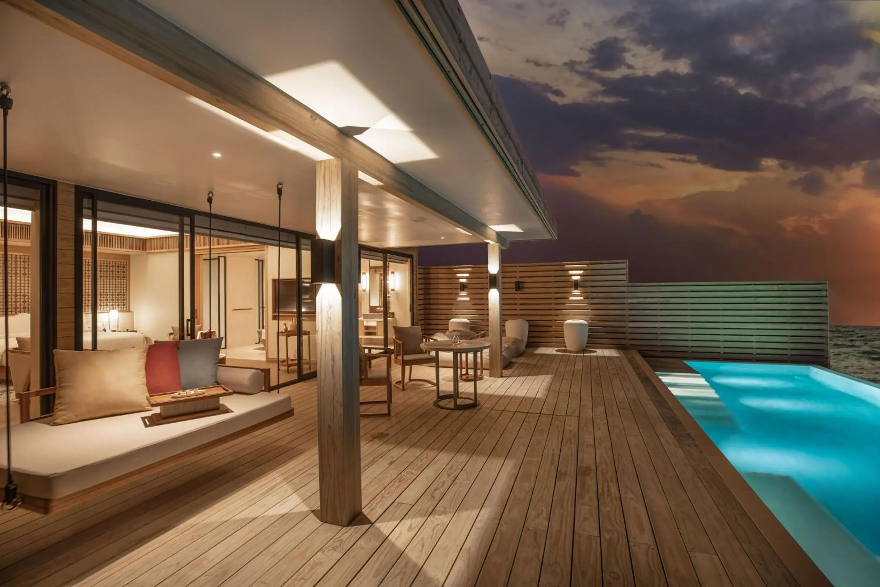 Water Villa with Private Pool in Kuda Villingili Maldives, Free Return Transfers 03 nights & above Water Villa with Private Pool in Kuda Villingili Maldives, Free Return Transfers 03 nights & above