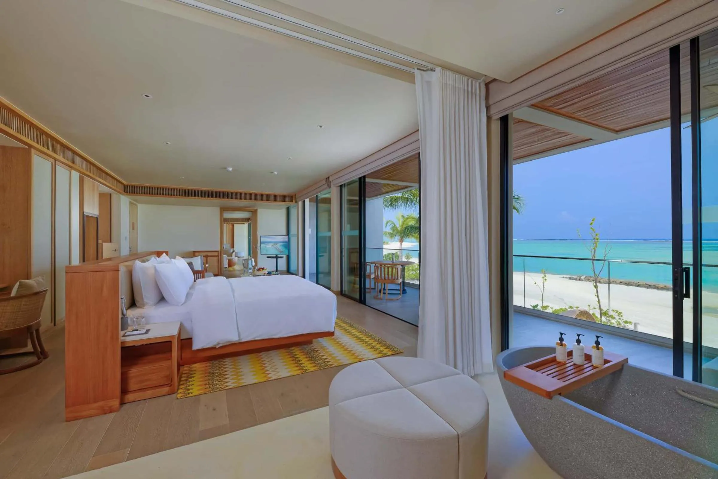 Bed in Kuda Villingili Maldives, Free Return Transfers 03 nights & above