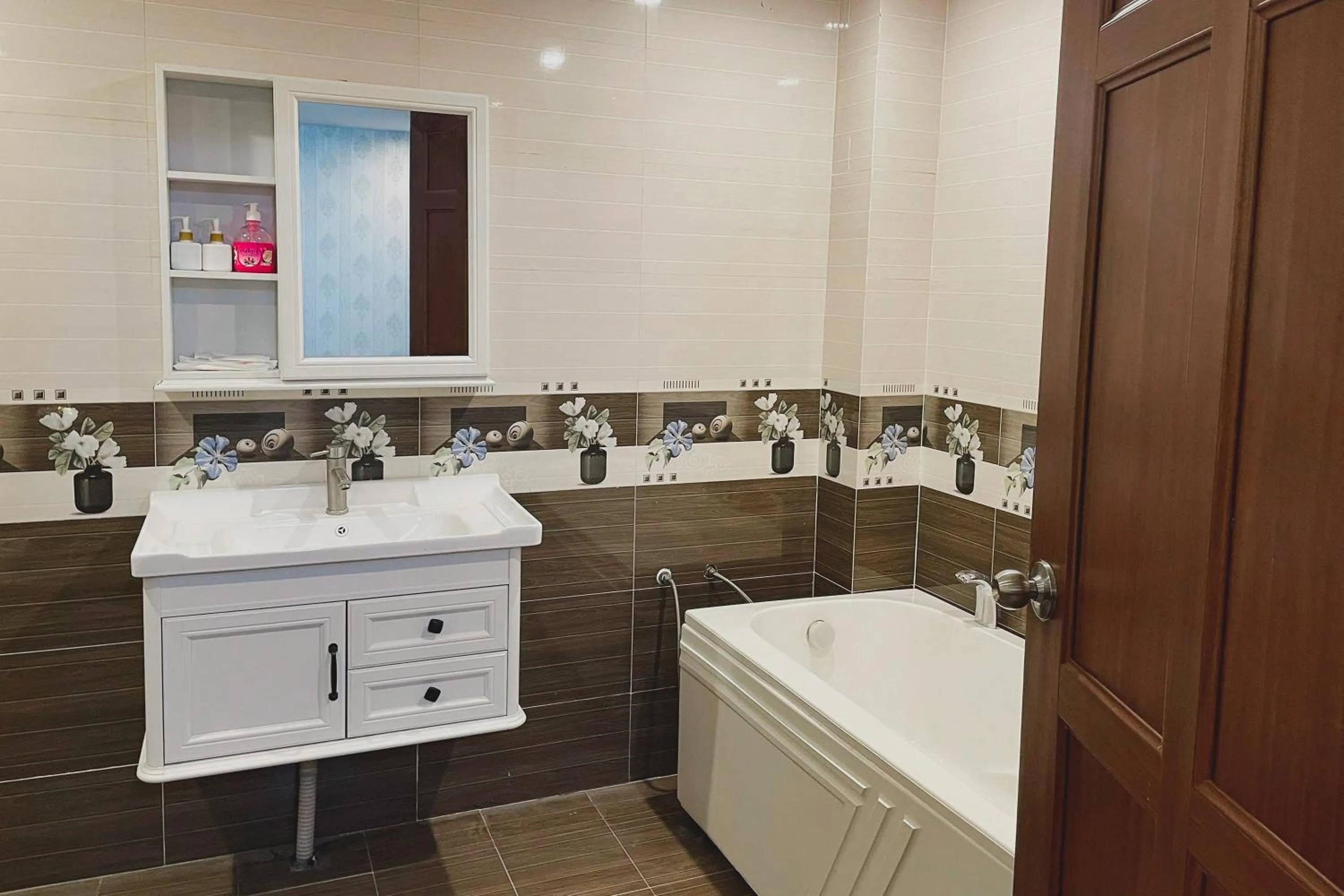 Bathroom in Sky Hotel