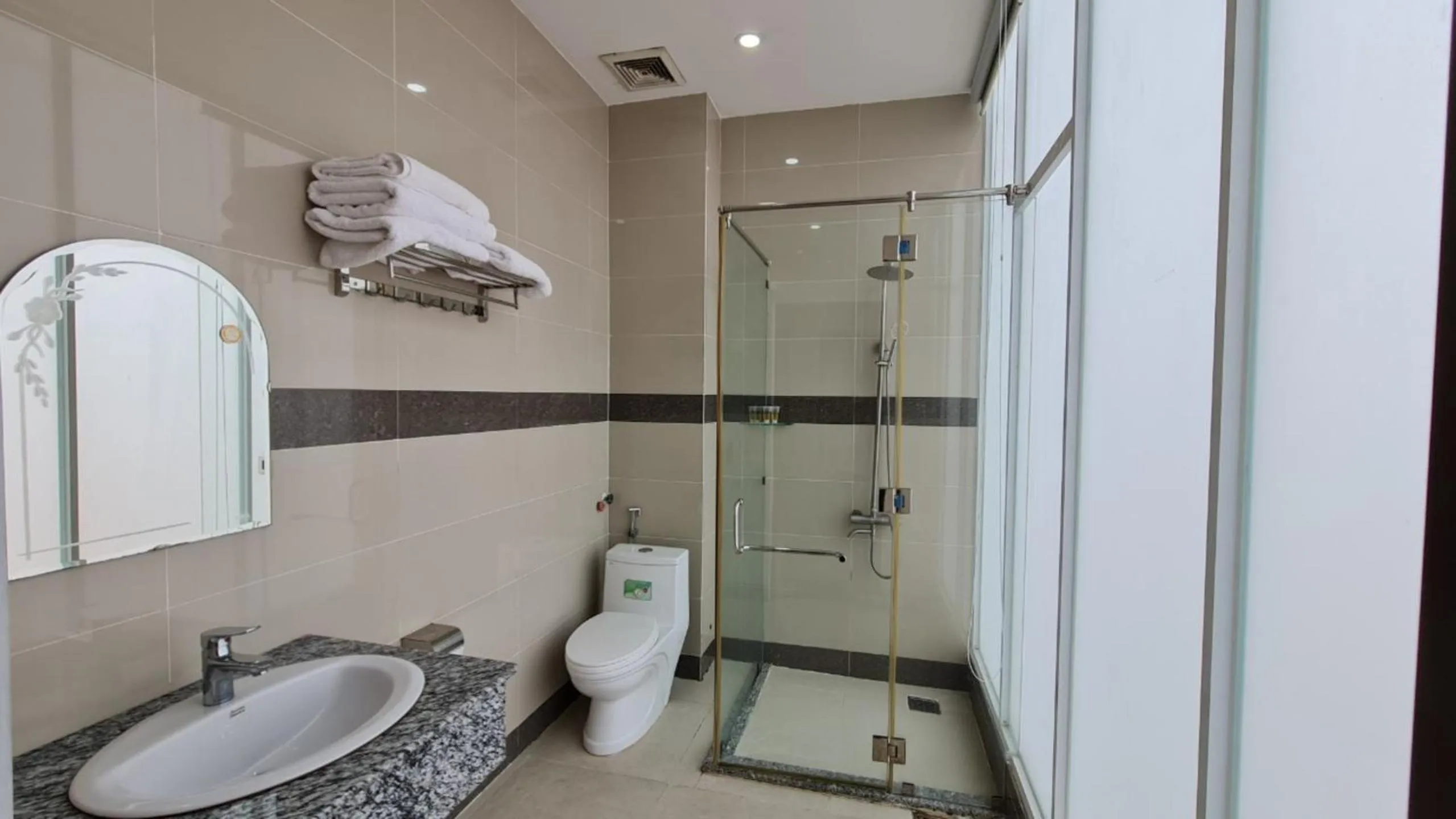 Bathroom in Sky Hotel