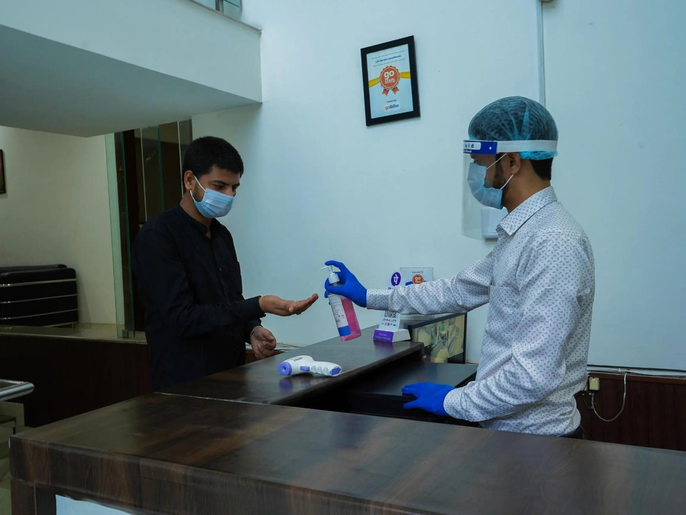 Staff in Lime Tree Hotel Sushant Lok Gurgaon Sector 29 Next to IFFCO CHOWK metro