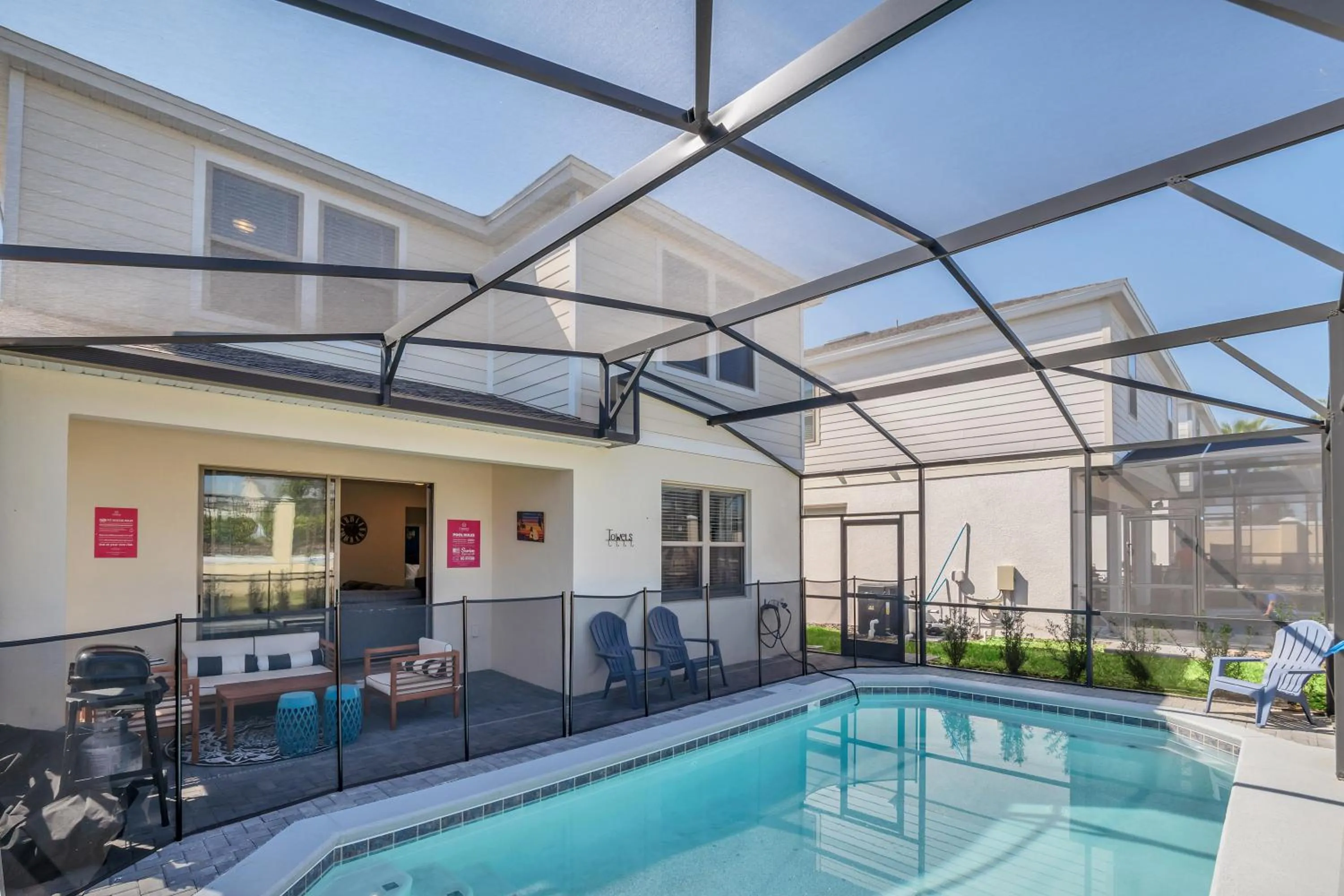 Private Villa wPool, BBQ,FREE Water Park Access