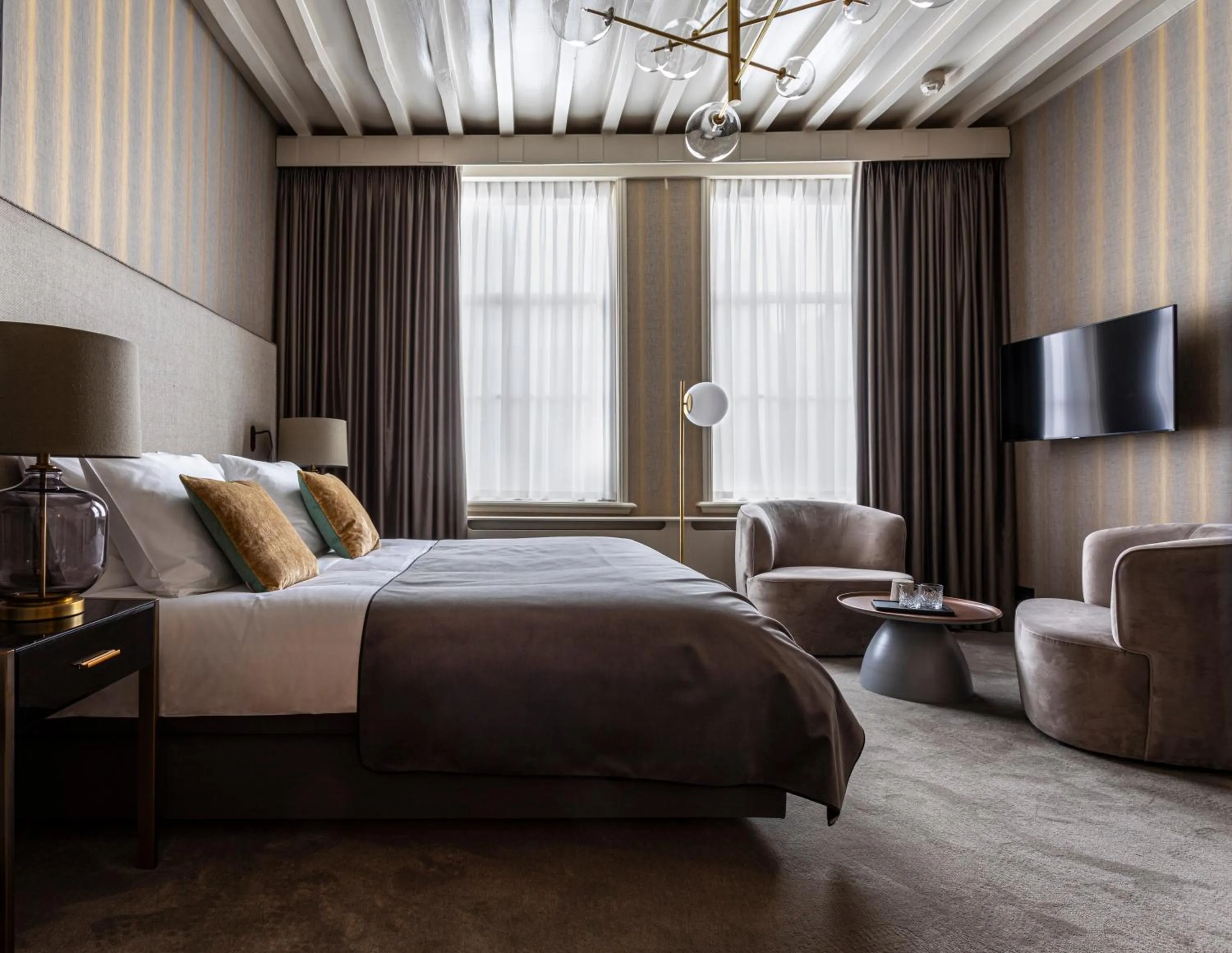 Bed in Poorter Boutique Hotel Brielle