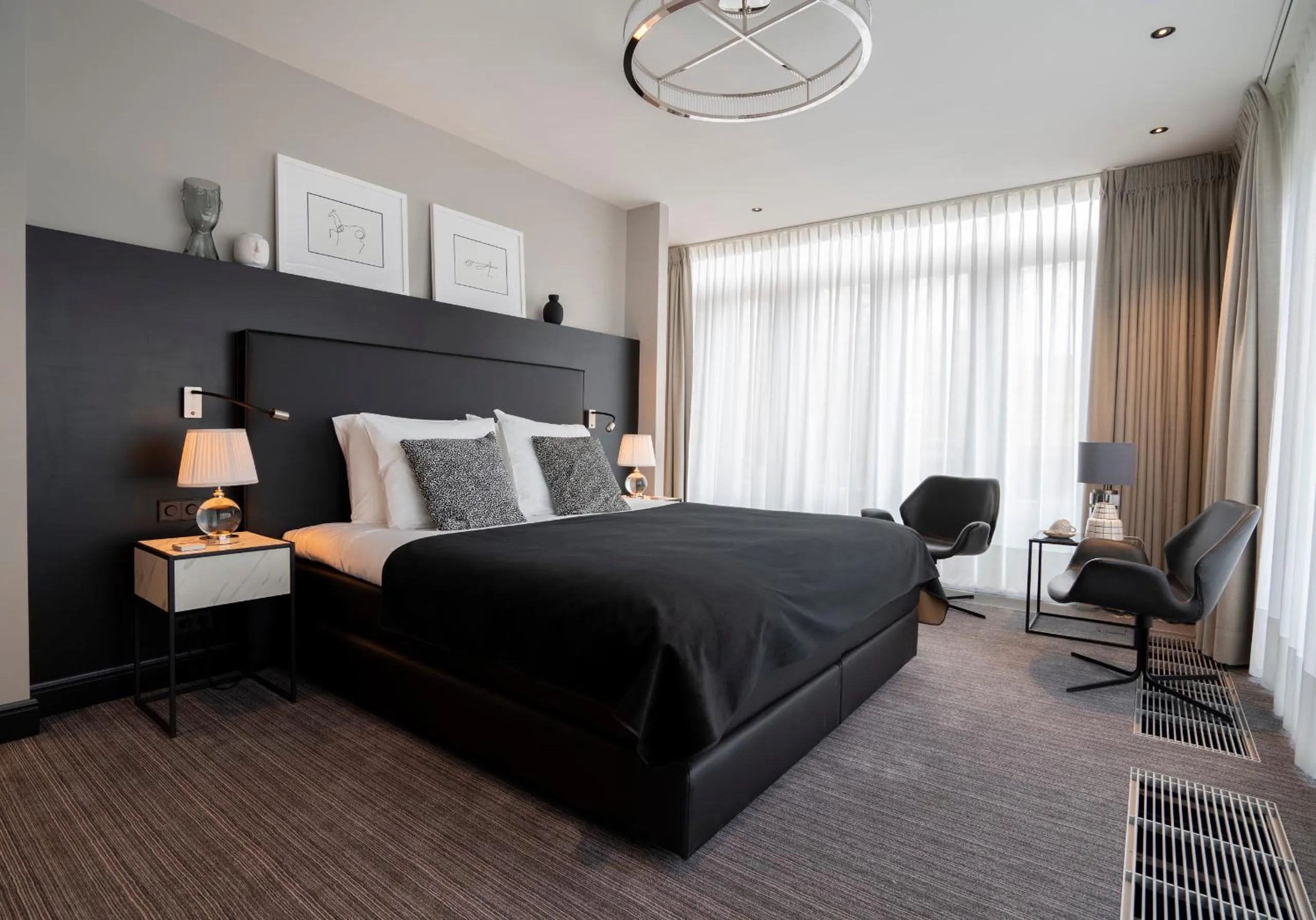 Bed in Poorter Boutique Hotel Brielle