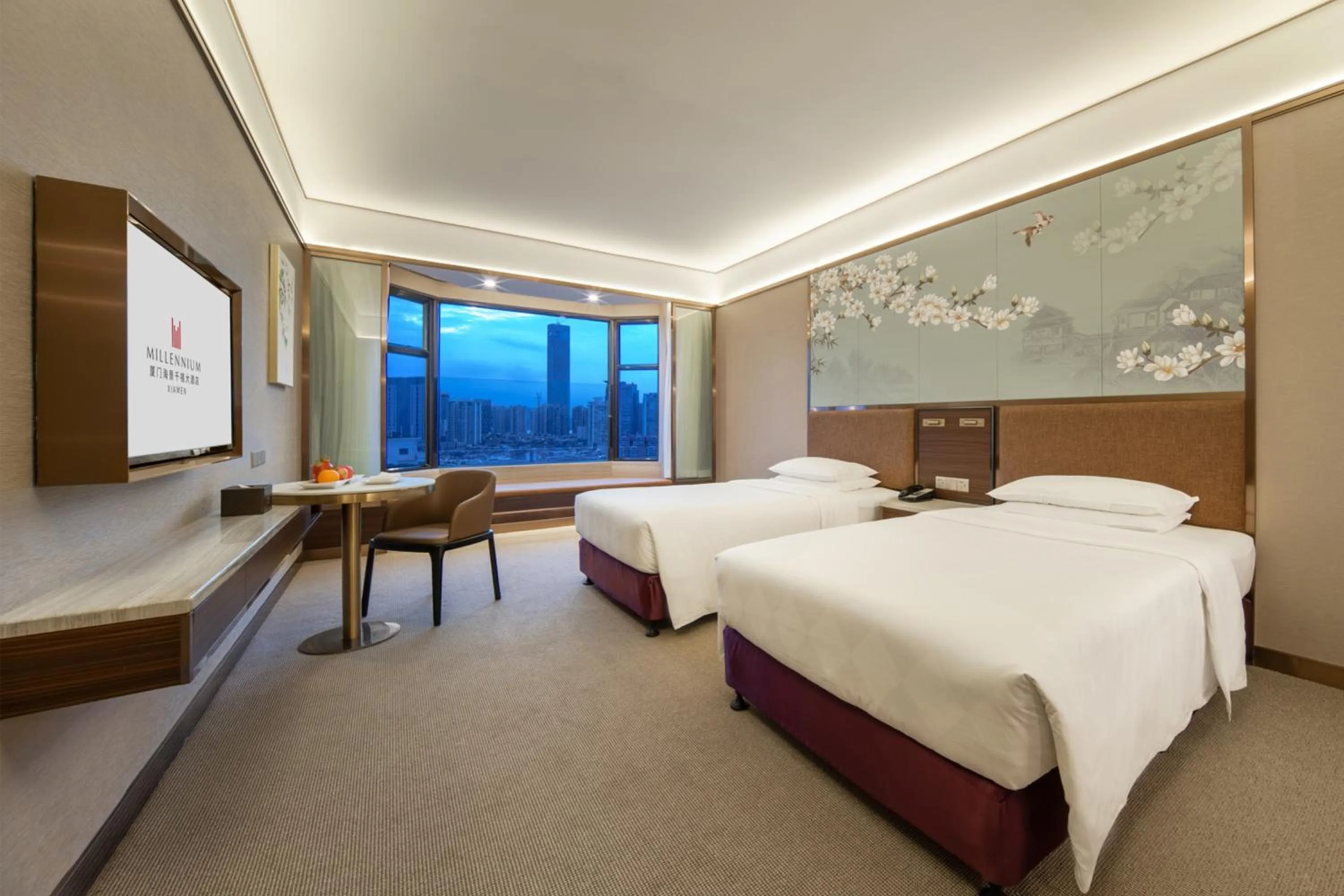 Bed in Millennium Harbourview Hotel Xiamen
