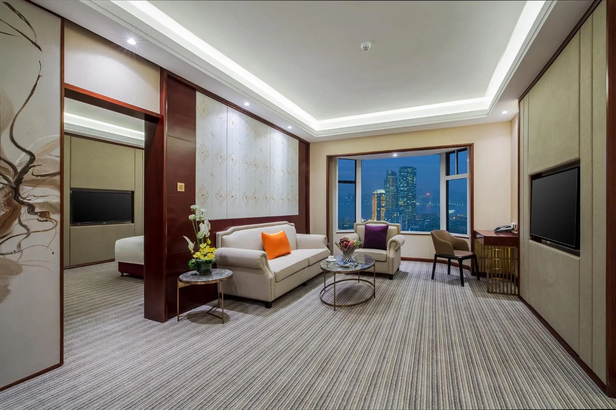 Living room in Millennium Harbourview Hotel Xiamen