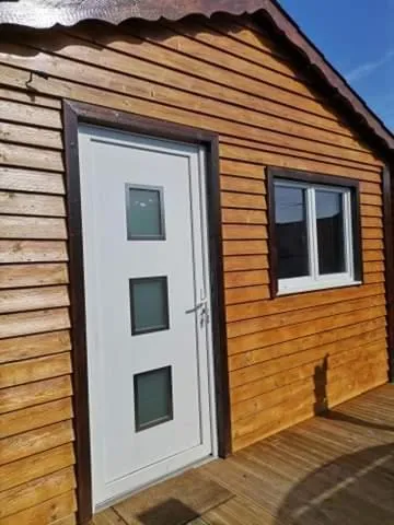 Property building in Chalet du bien-être