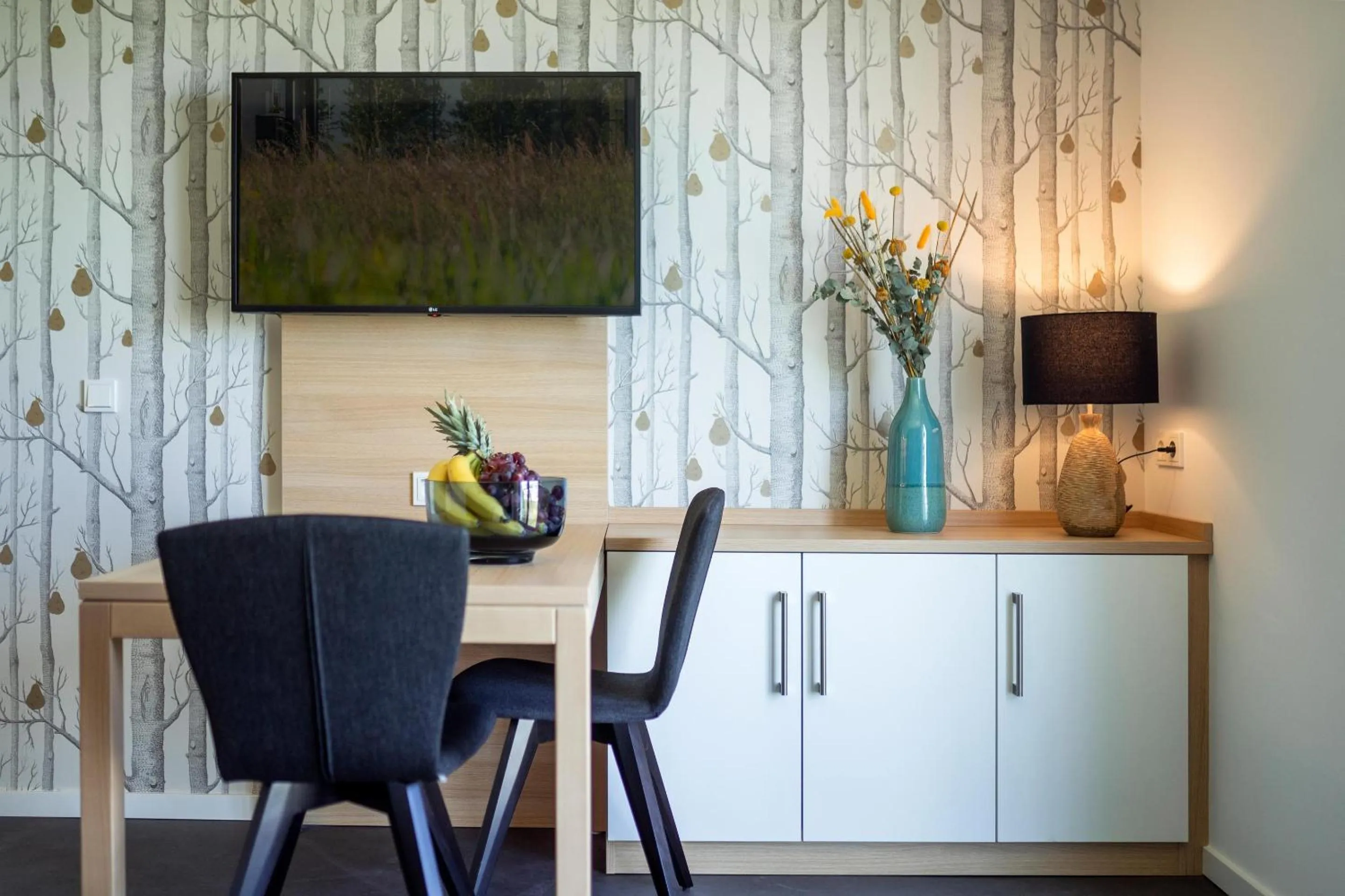 Kitchen or kitchenette in KONCEPT HOTEL Neue Horizonte