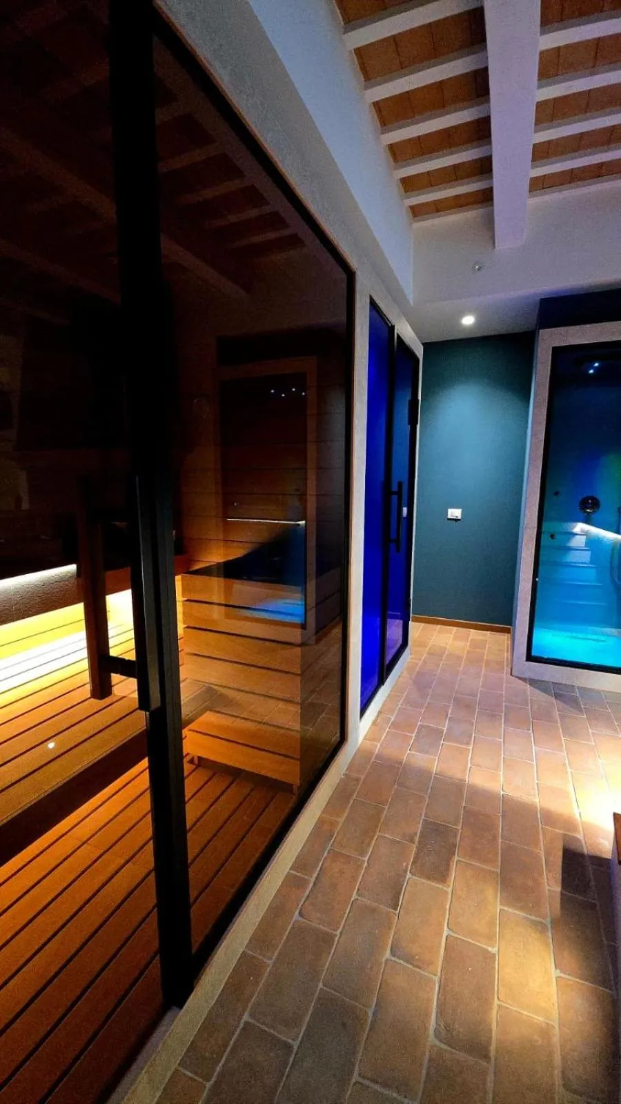 Sauna in Villa Francesca Relais