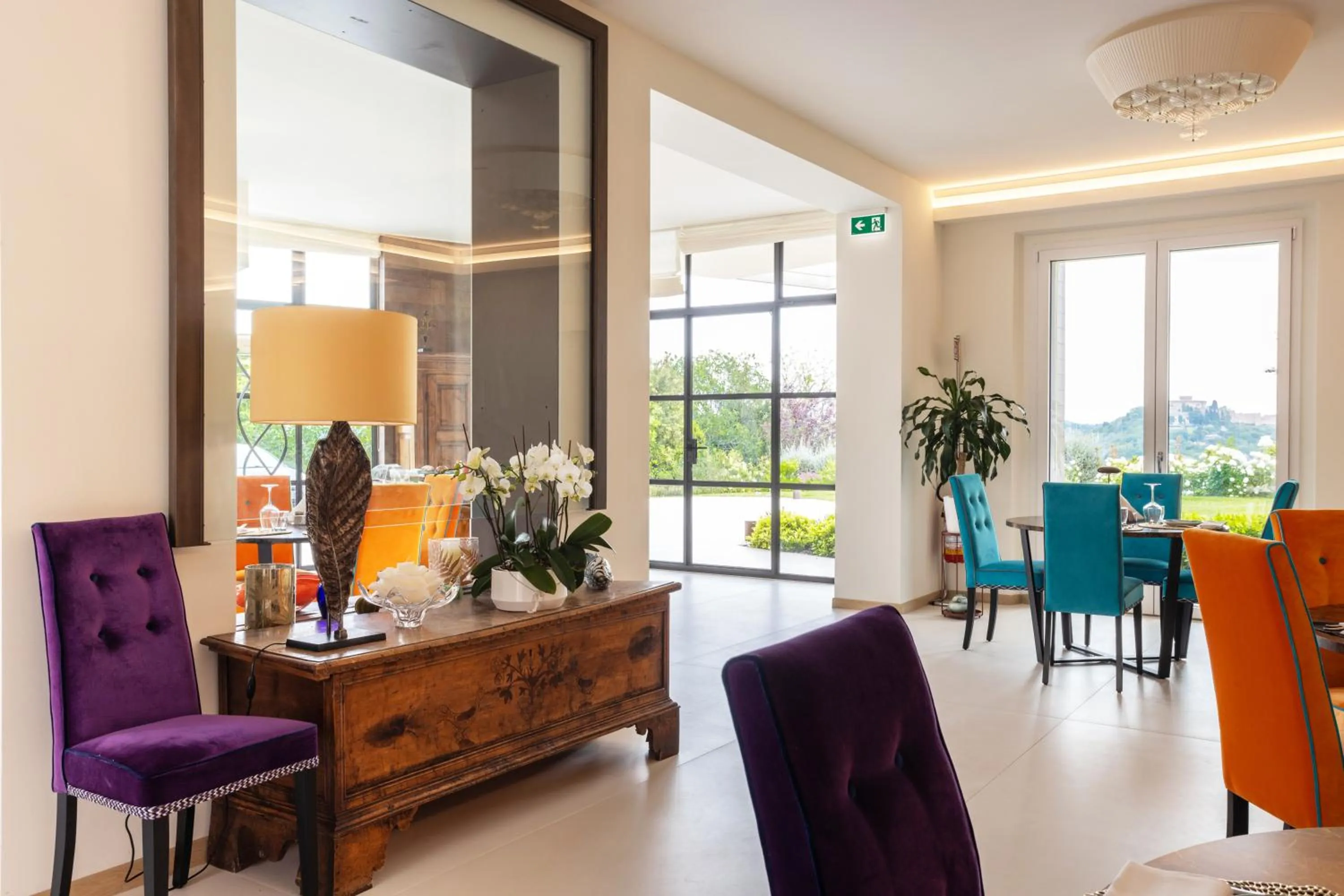 Communal lounge/ TV room in Villa Francesca Relais