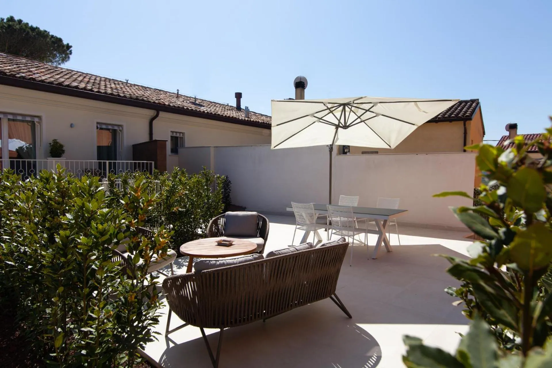 Patio in Villa Francesca Relais