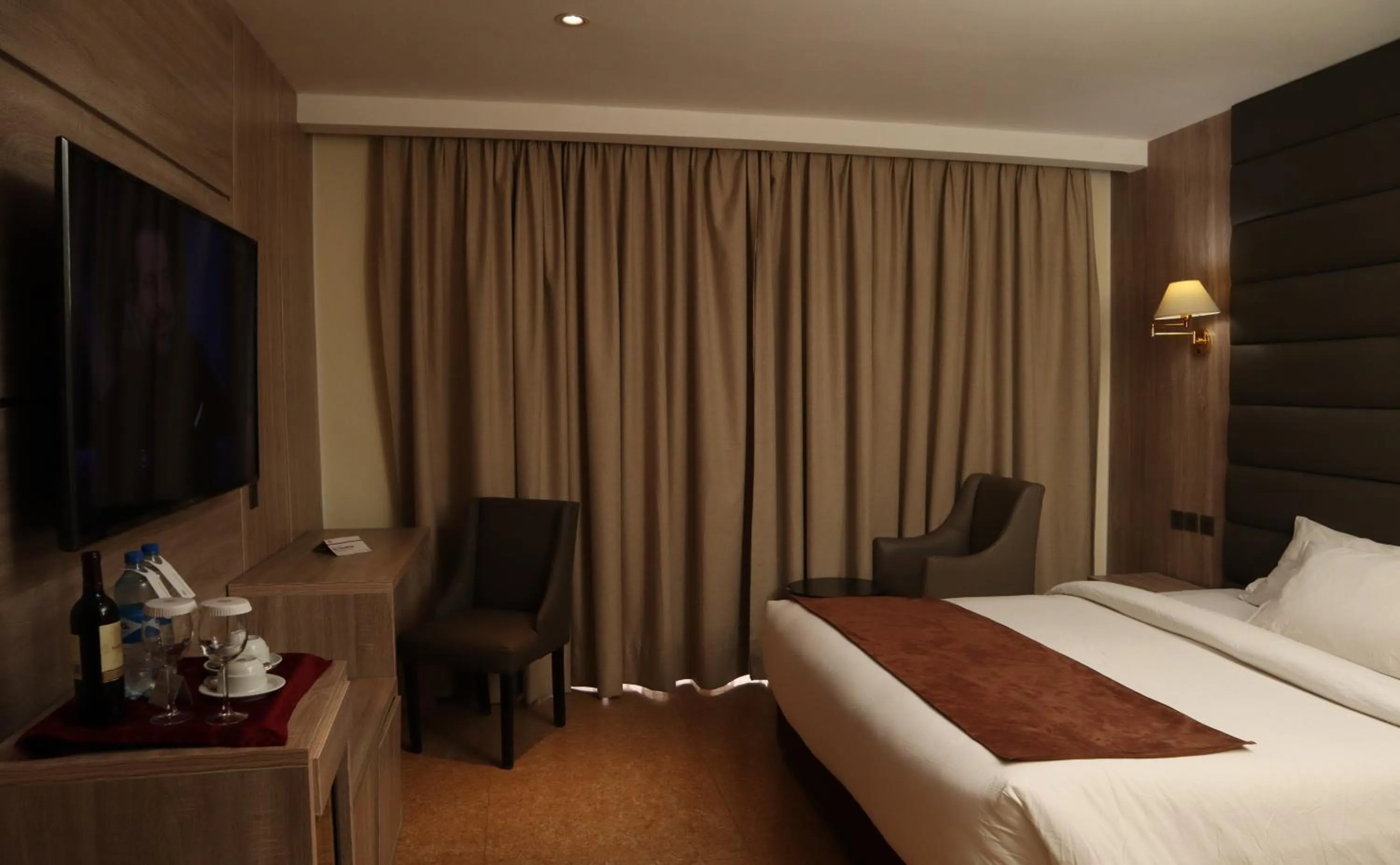 Bed in Monty Suites Calabar