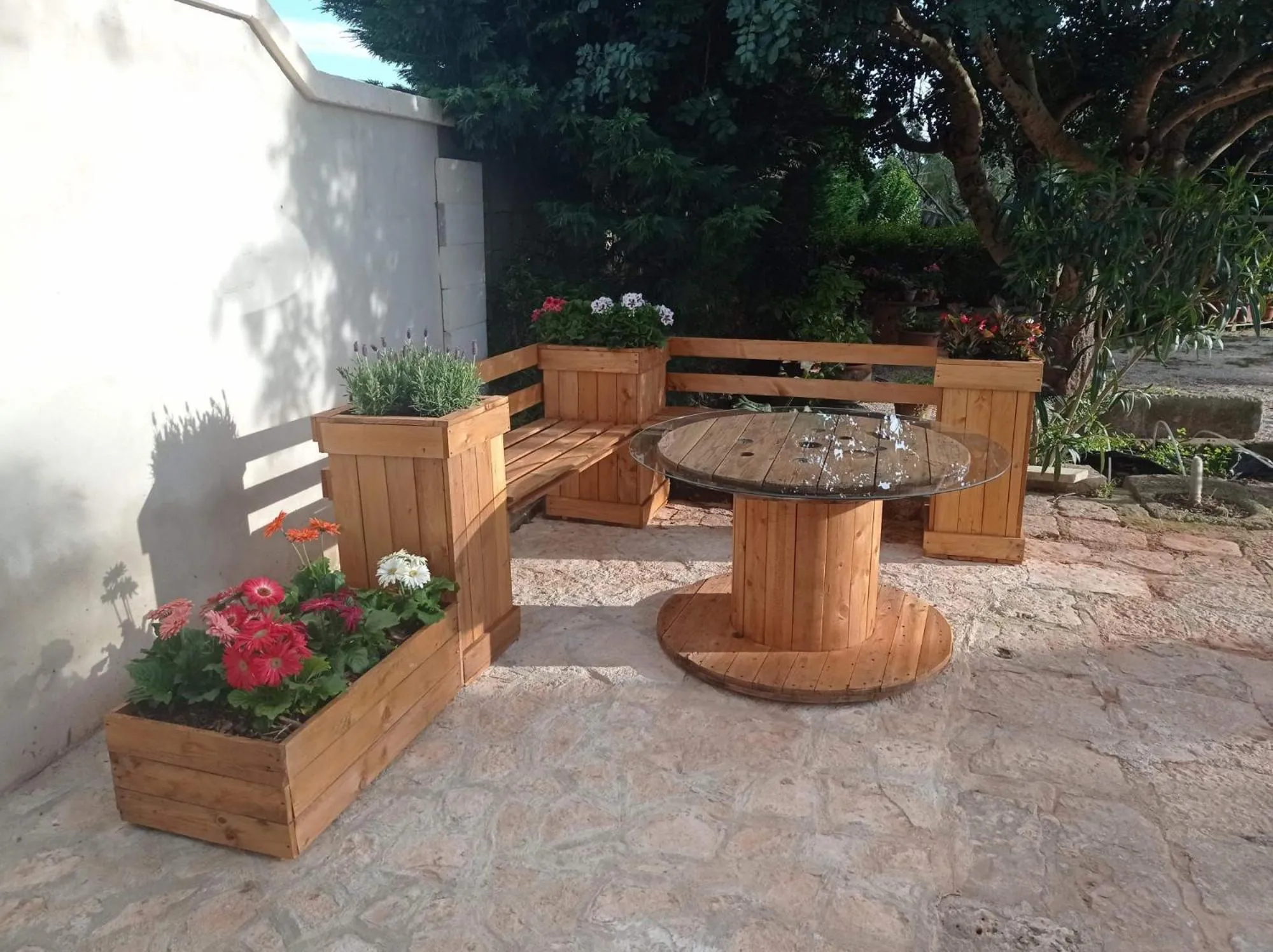 Garden in B&B Le Carrube