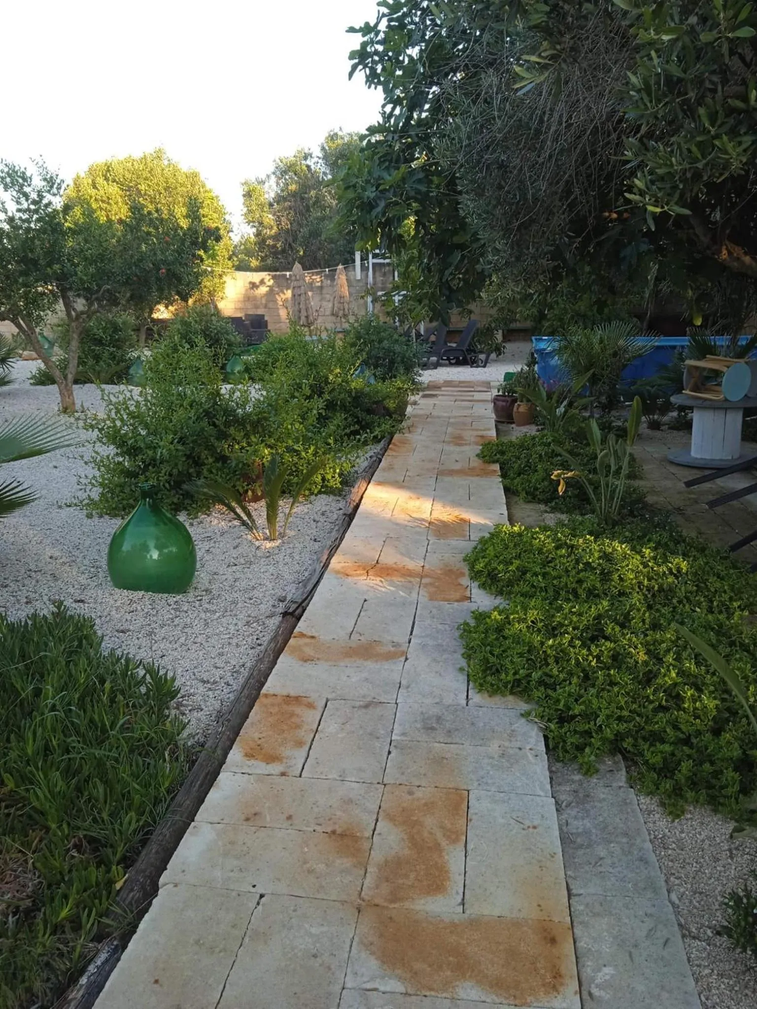 Garden in B&B Le Carrube