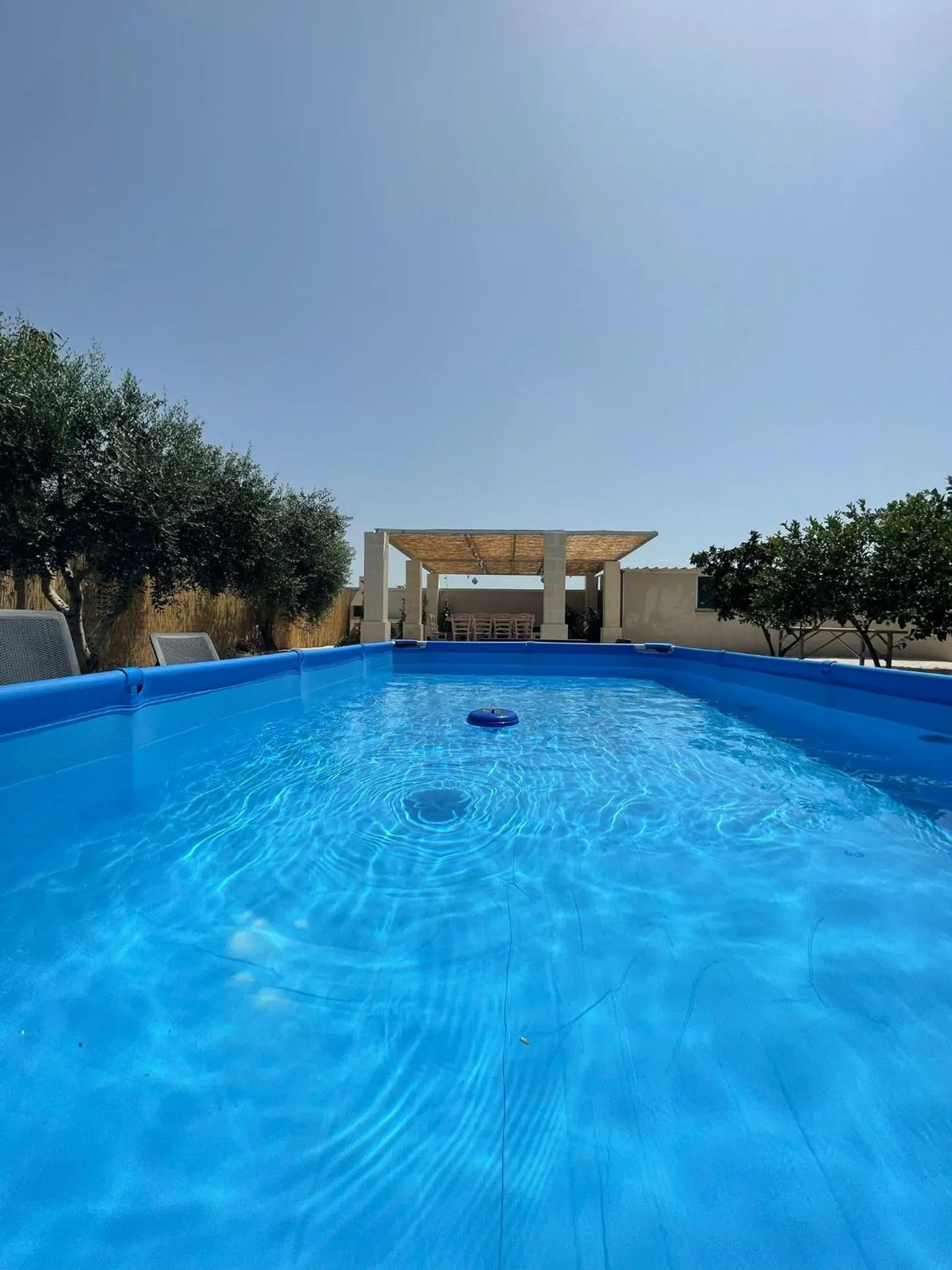 Swimming pool in B&B Le Carrube