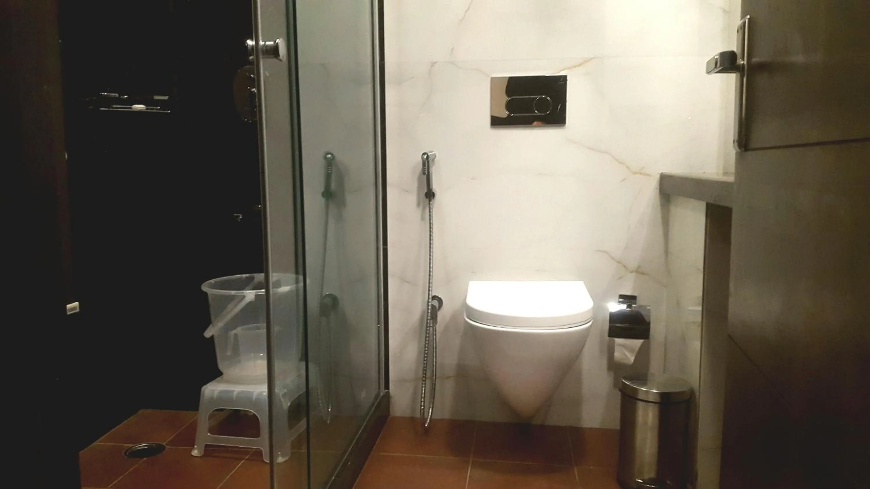 Toilet in Hotel Aksh Inn